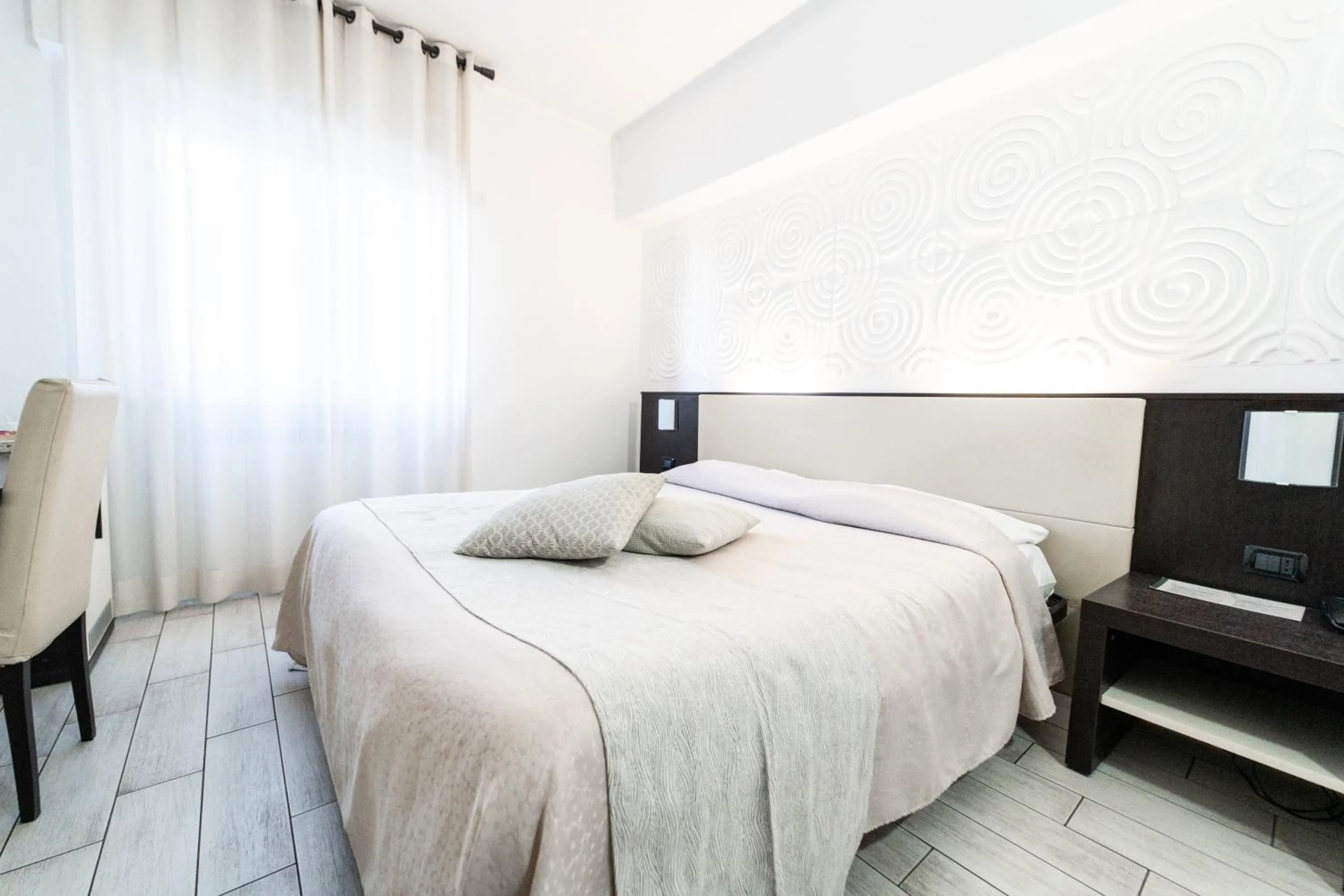 Bedroom, Bed in EcoHotel Ristorante Milano