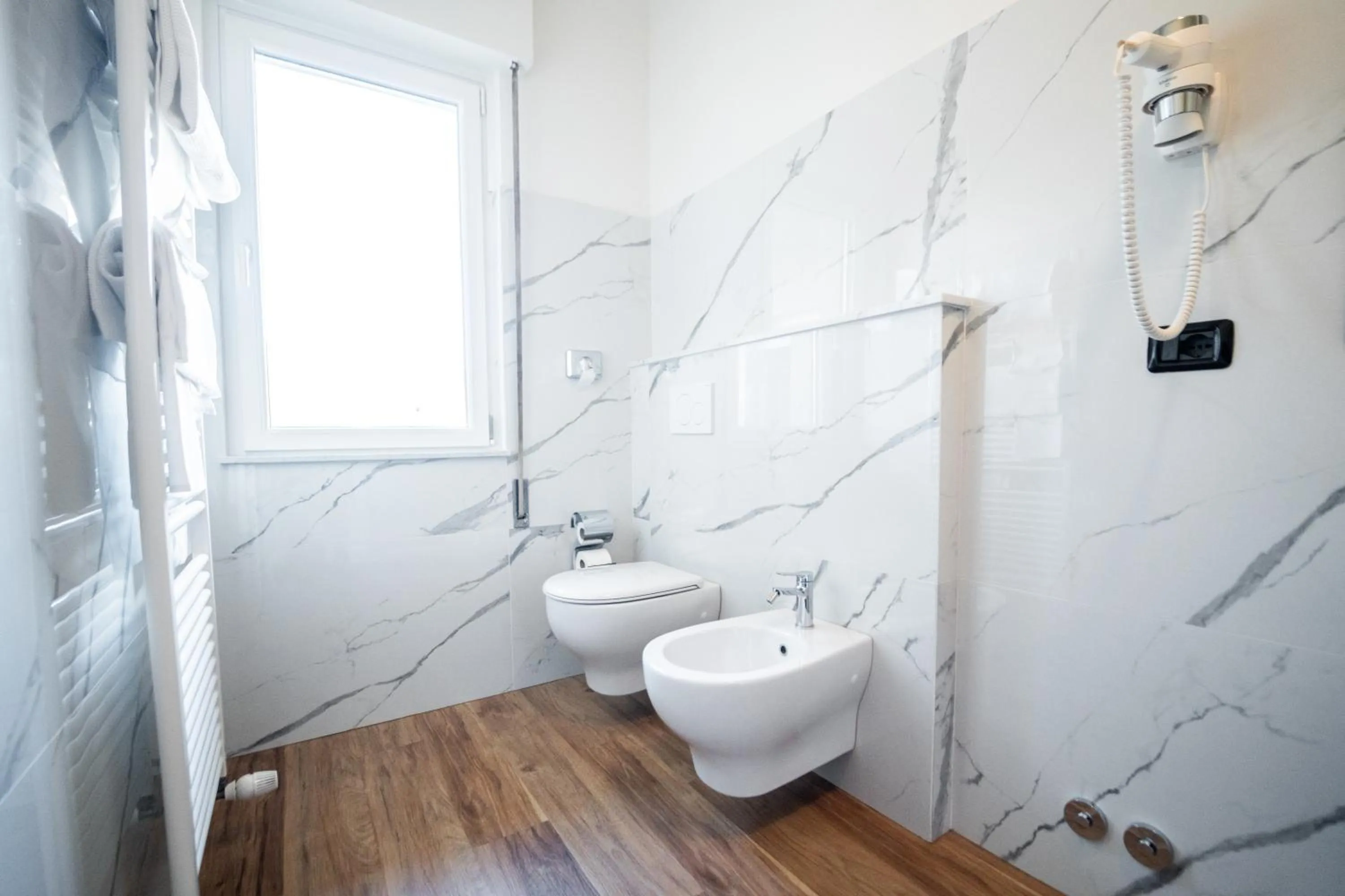 Bathroom in EcoHotel Ristorante Milano