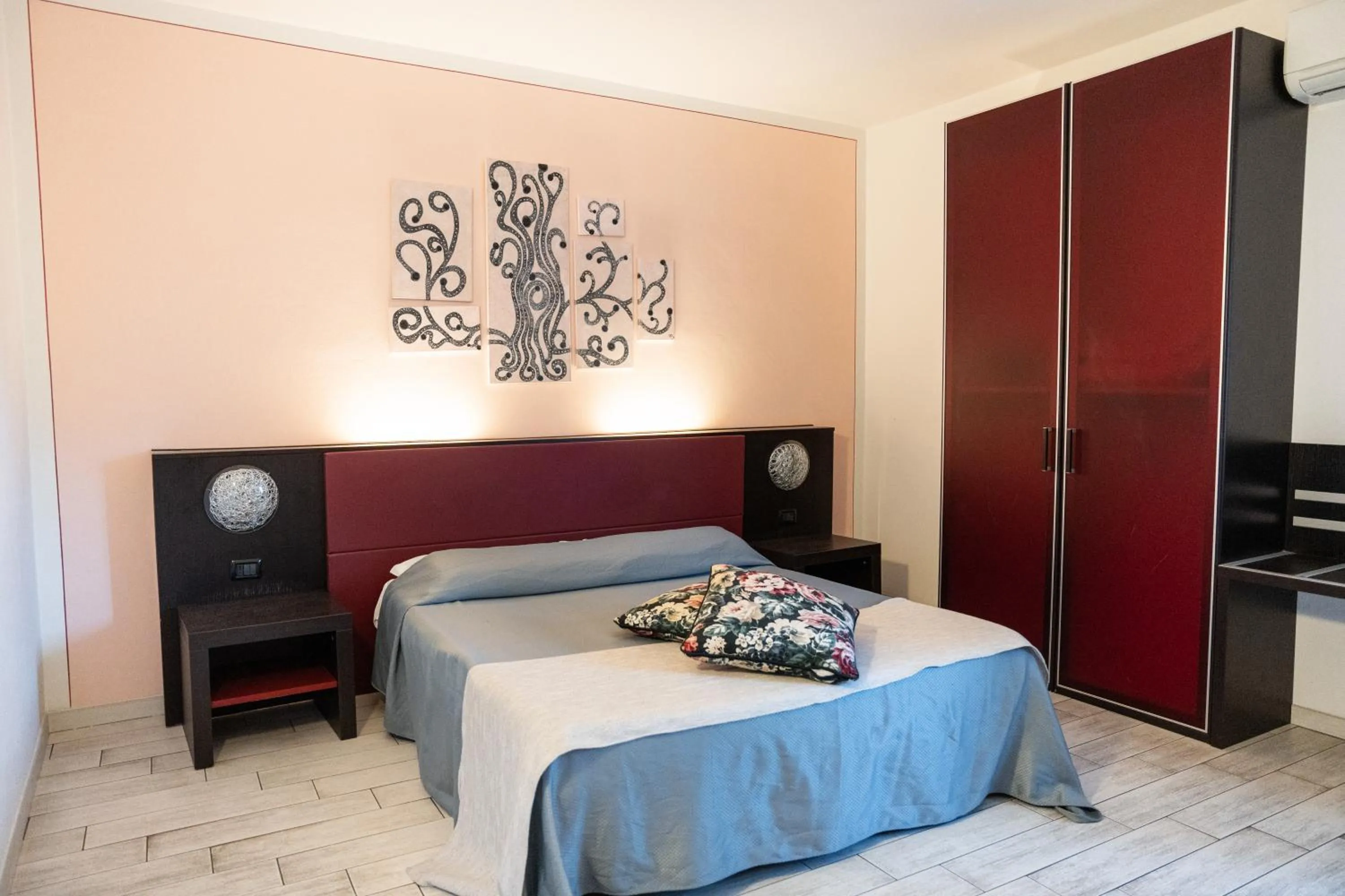 Bedroom, Bed in EcoHotel Ristorante Milano