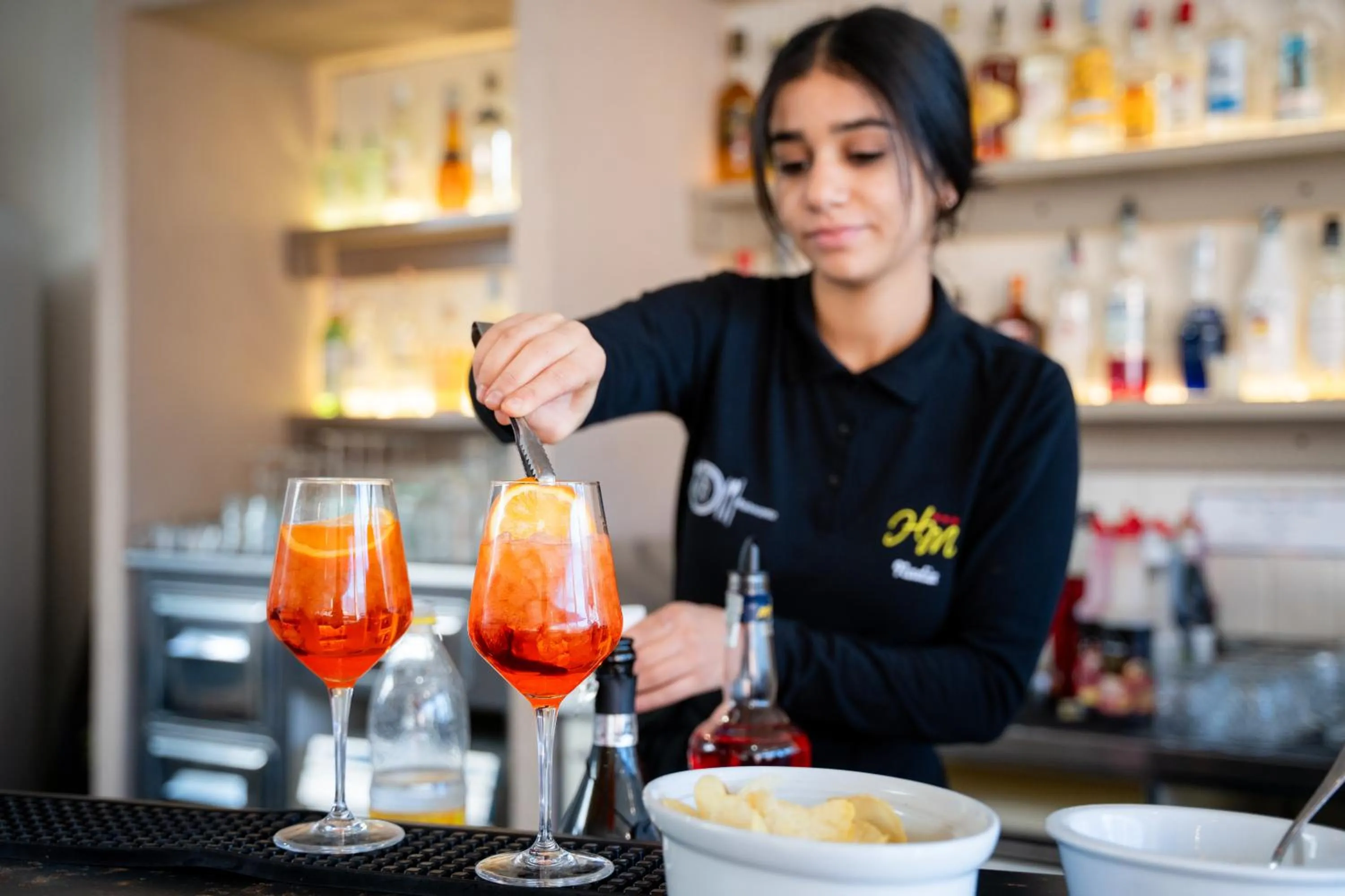 Lounge or bar in EcoHotel Ristorante Milano