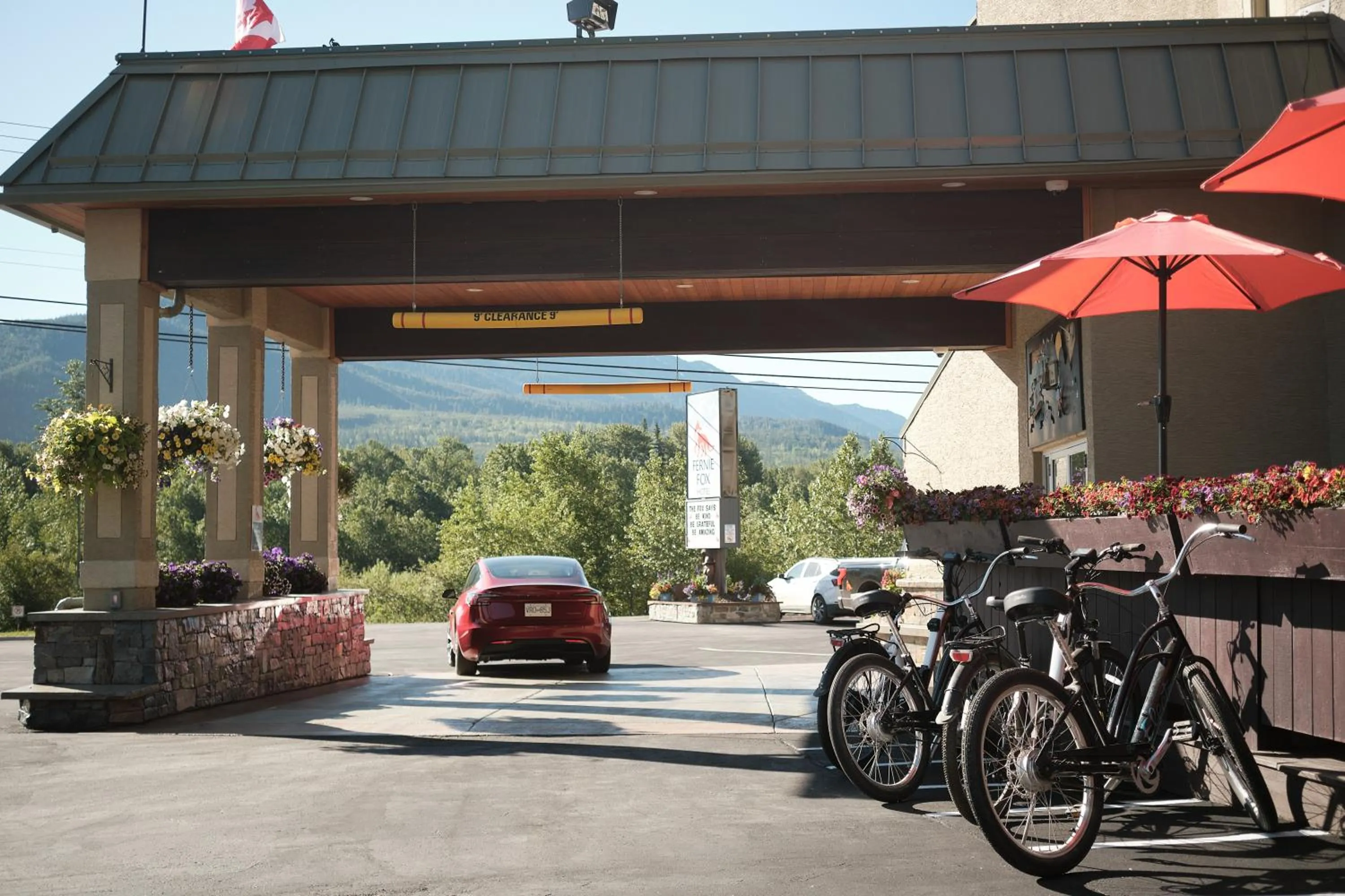 Facade/entrance in Fernie Fox Hotel