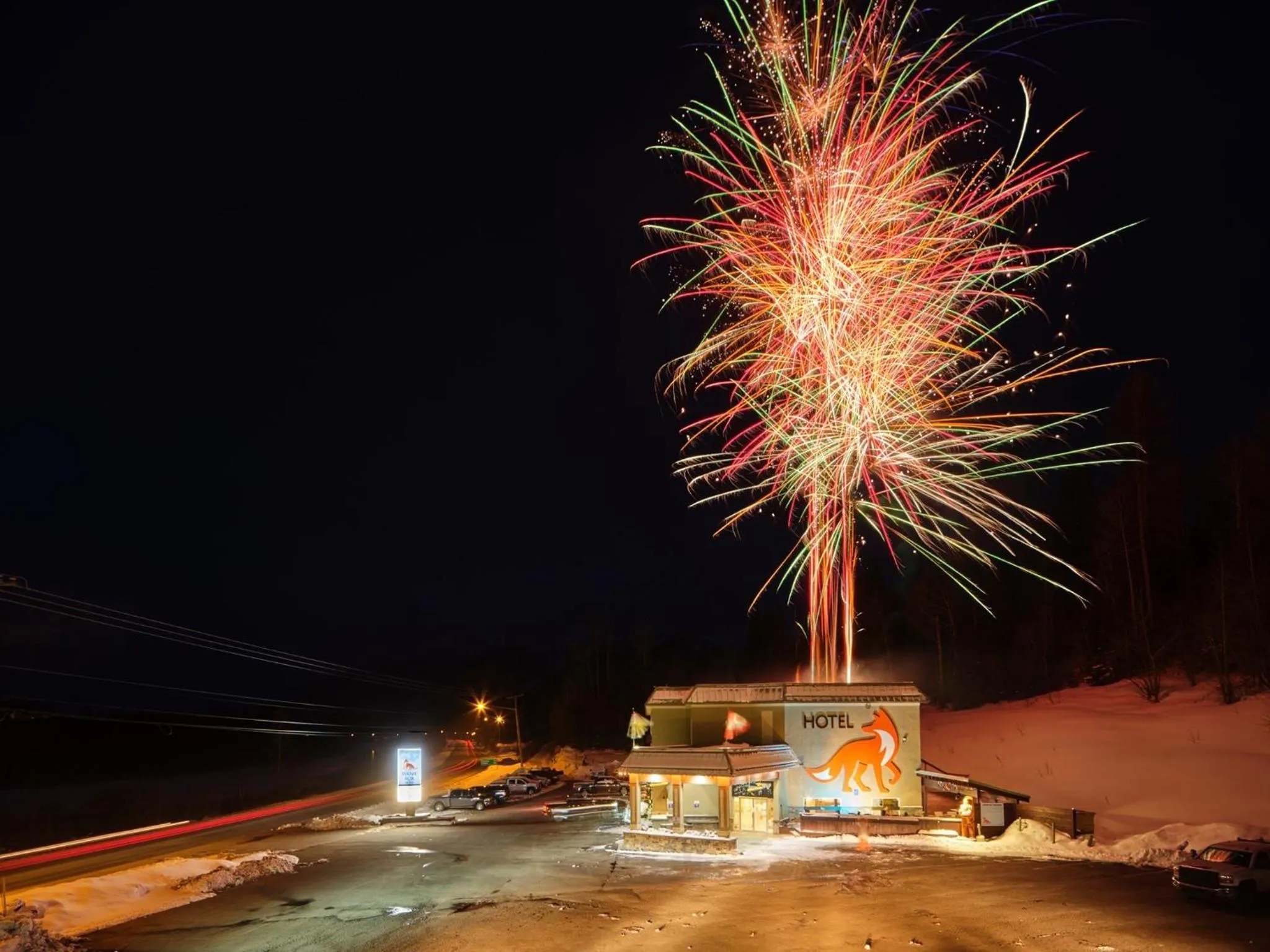 Street view in Fernie Fox Hotel