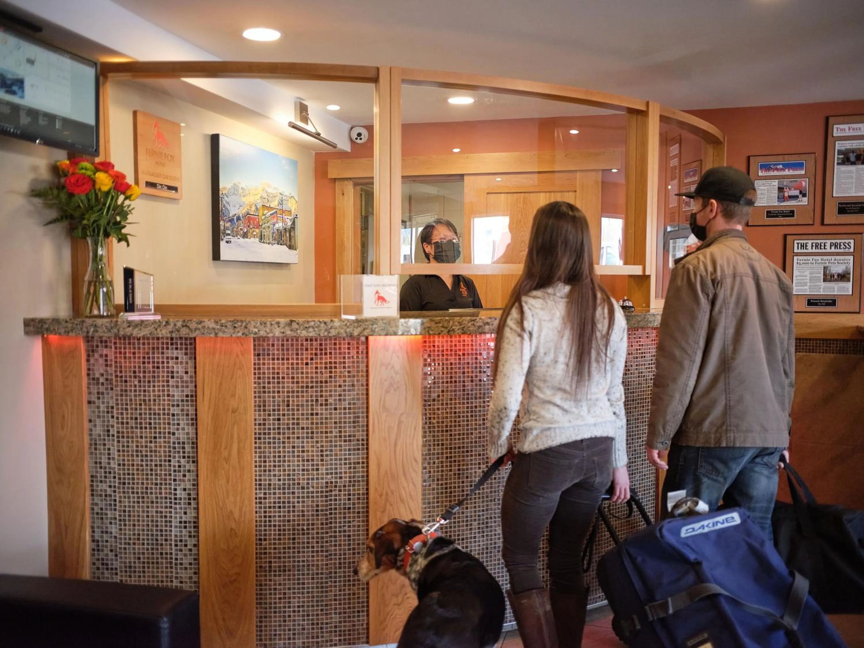 Lobby or reception in Fernie Fox Hotel