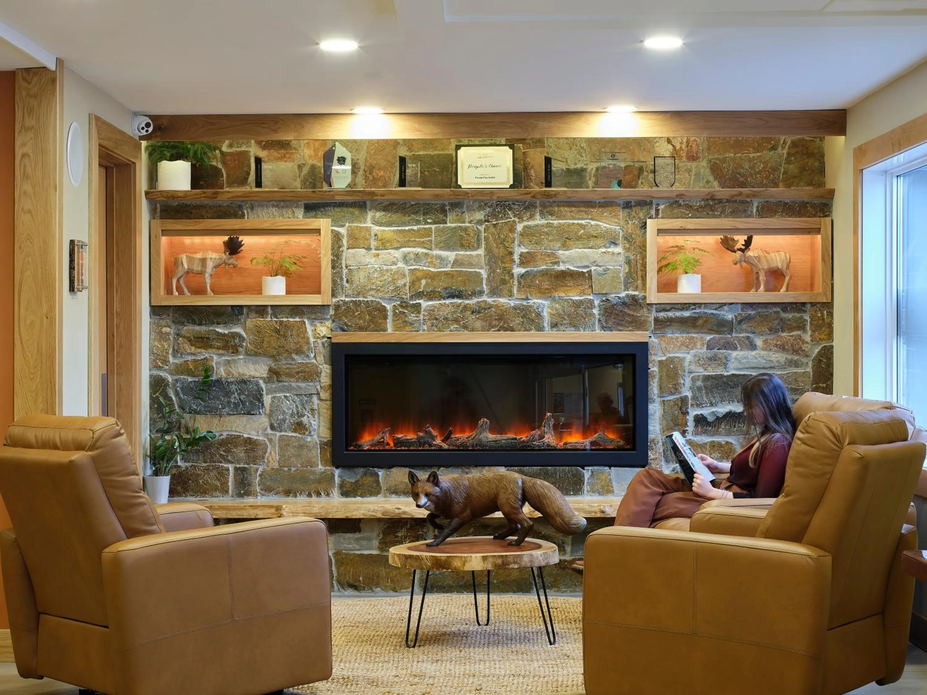 Lobby or reception in Fernie Fox Hotel