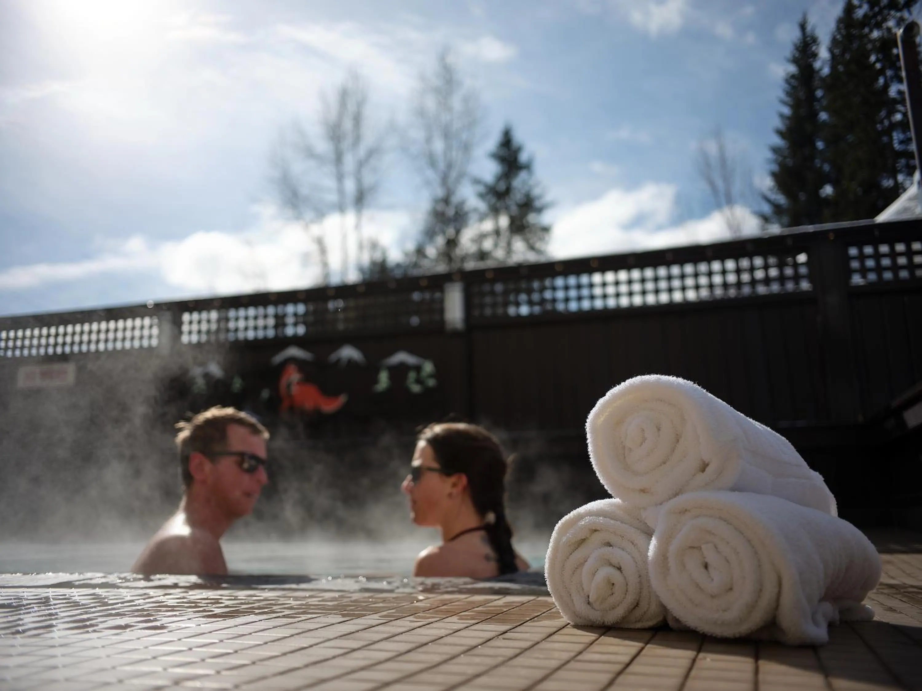 Hot Tub in Fernie Fox Hotel