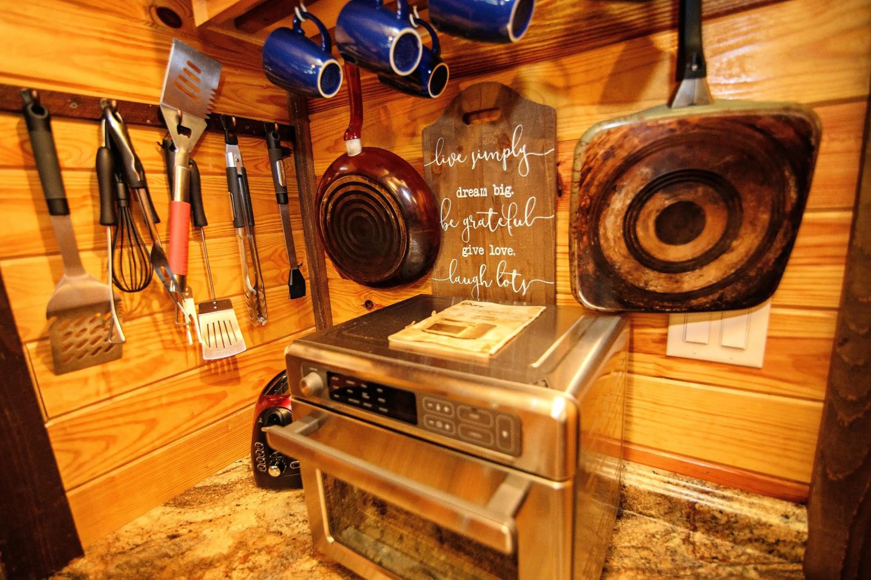 kitchen in The Codex - Parker Creek Bend Cabins