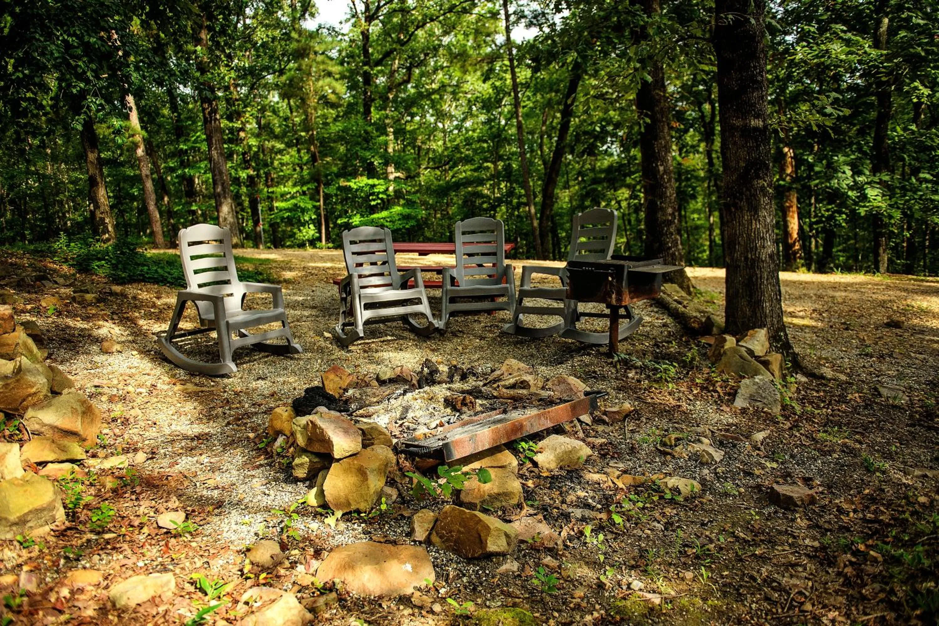 BBQ facilities in The Codex - Parker Creek Bend Cabins