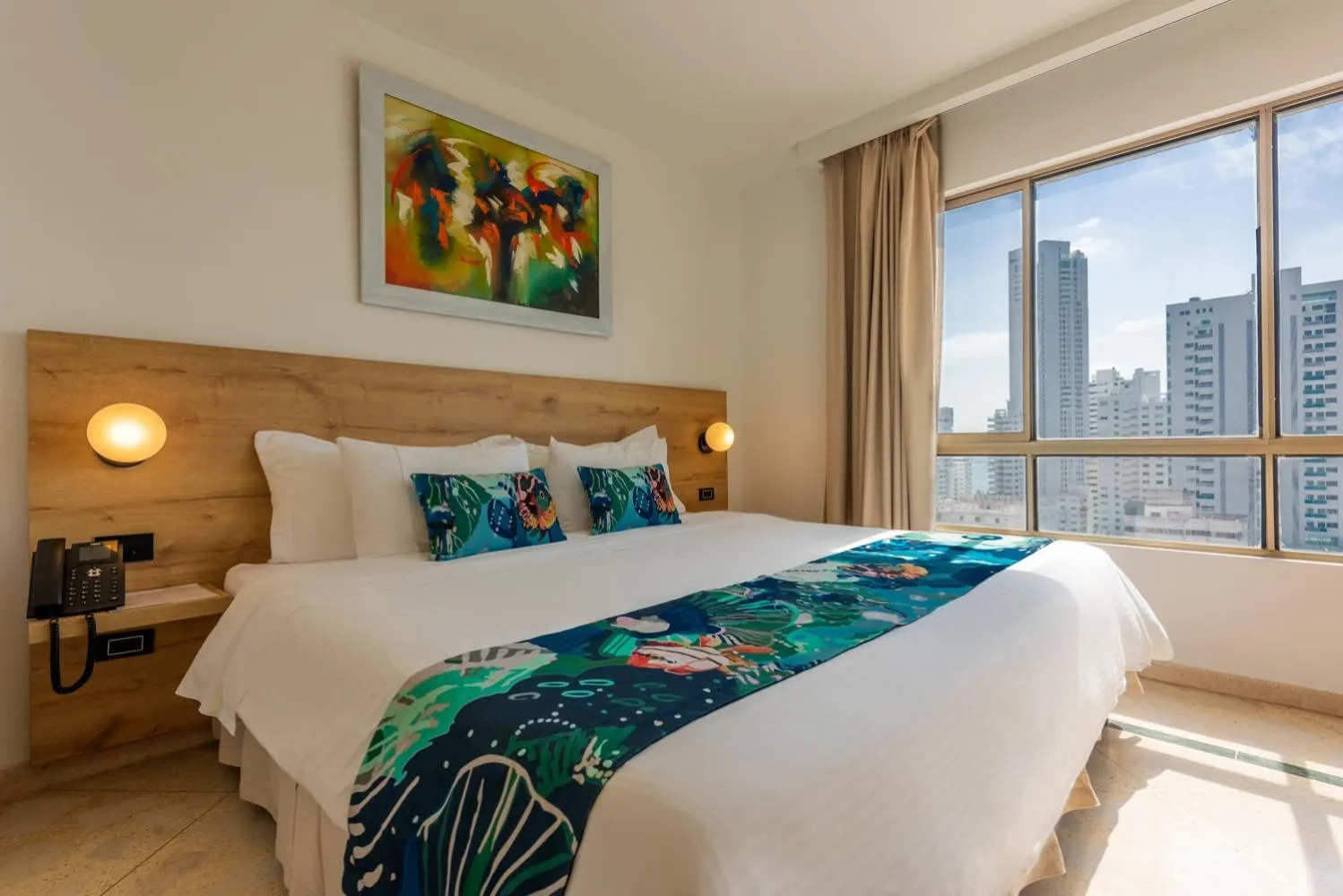 Bed in Hotel Regatta Cartagena