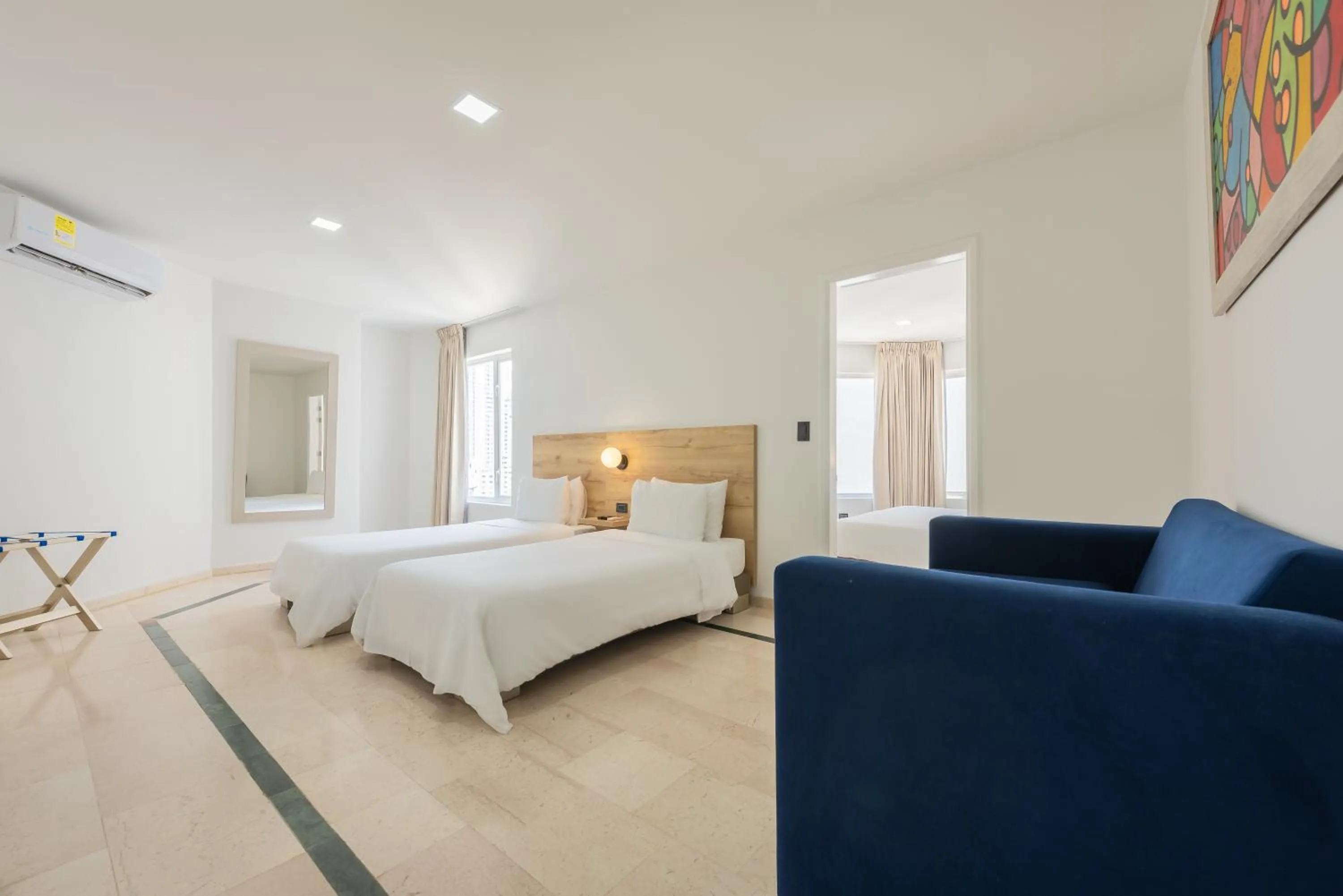 Bed in Hotel Regatta Cartagena