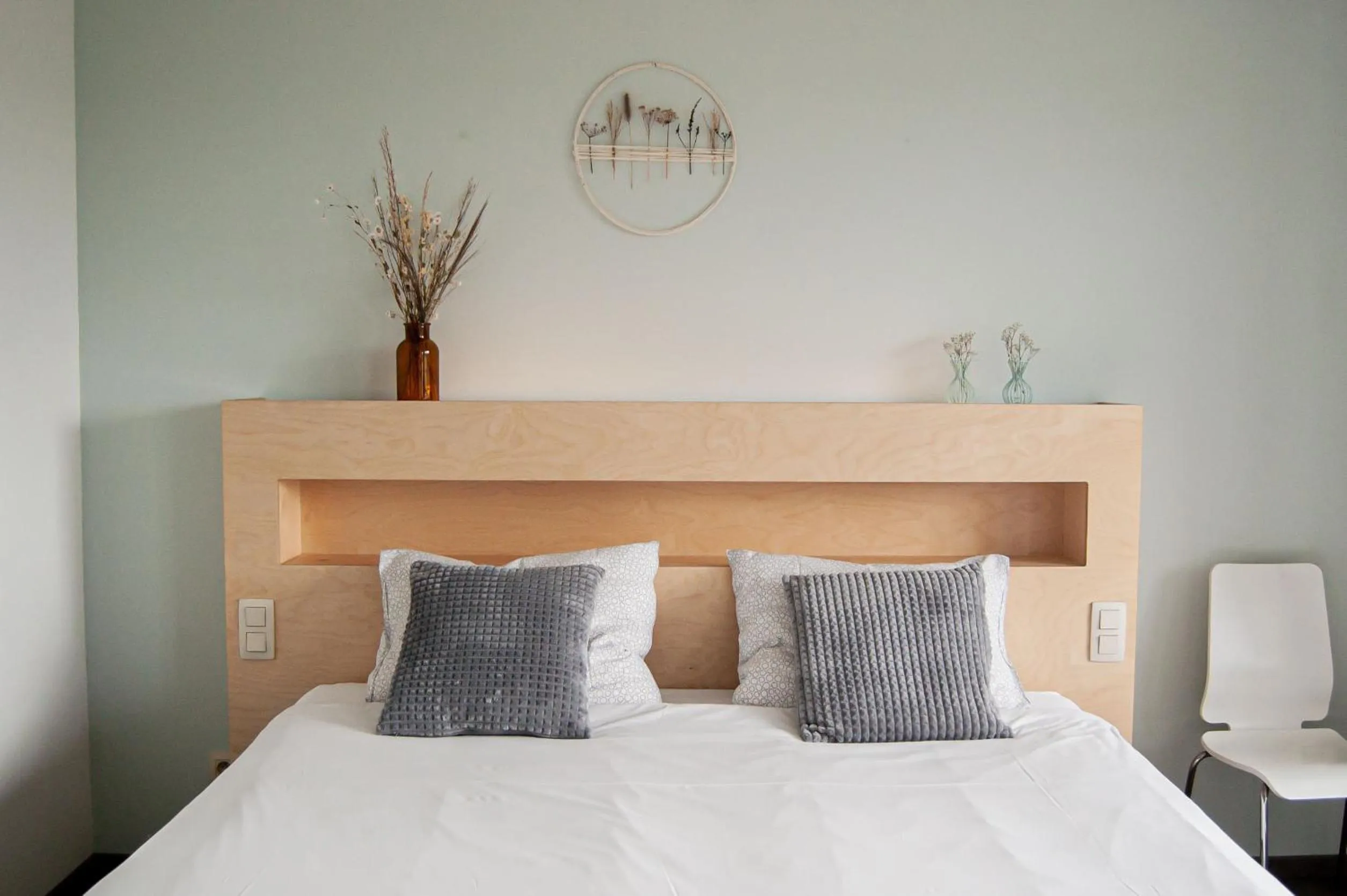 Bed in B&B Tuin der Zinnen