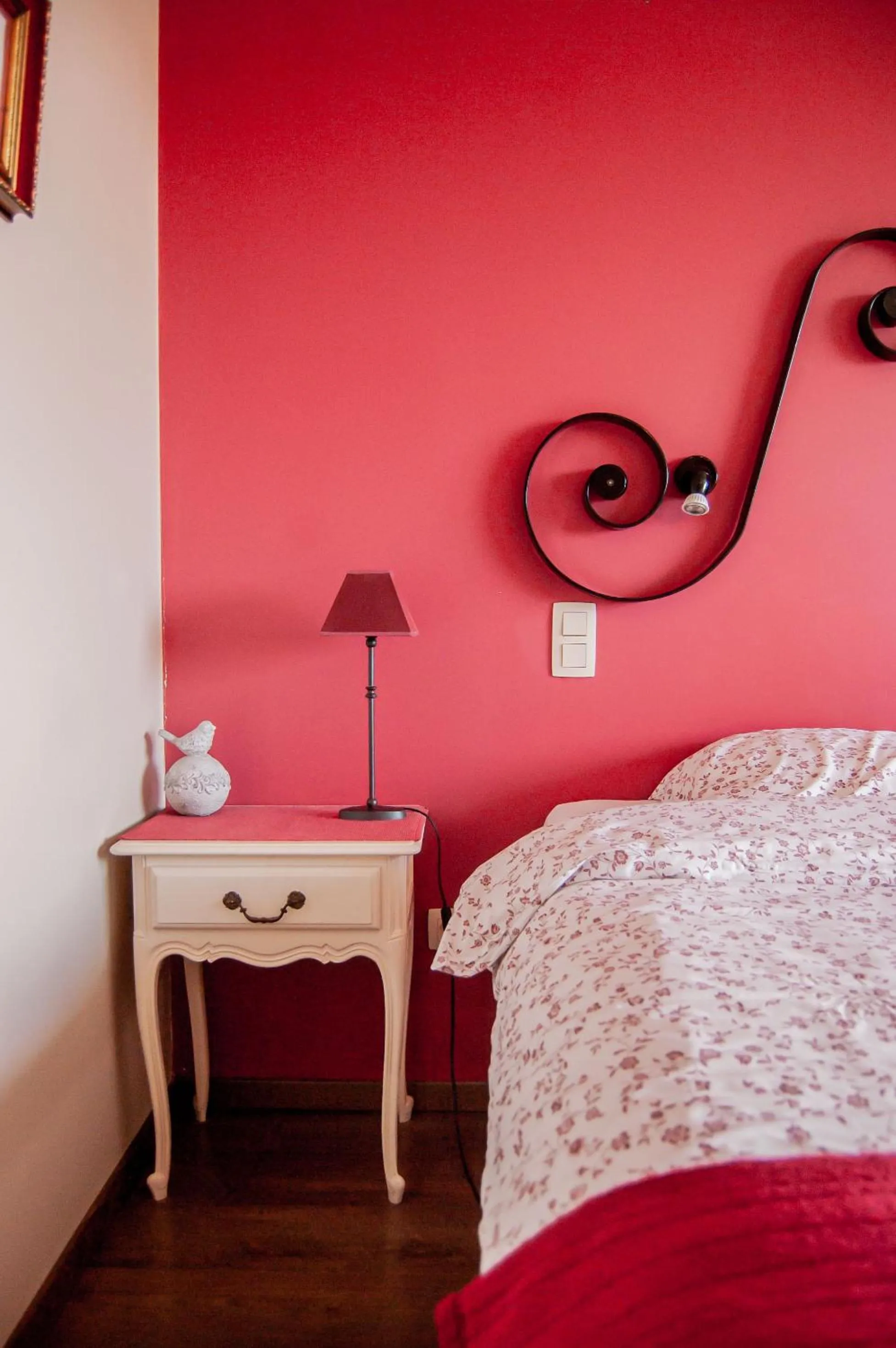 Bed in B&B Tuin der Zinnen