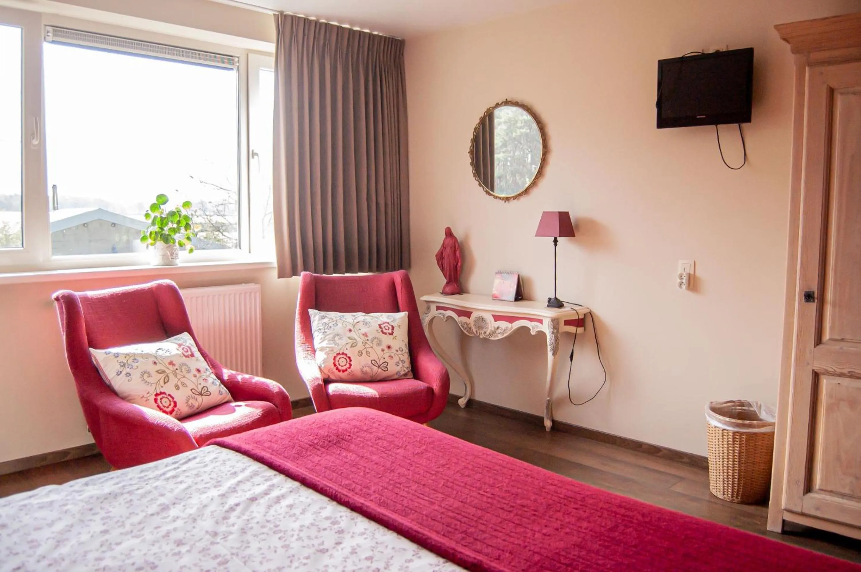 Bed in B&B Tuin der Zinnen