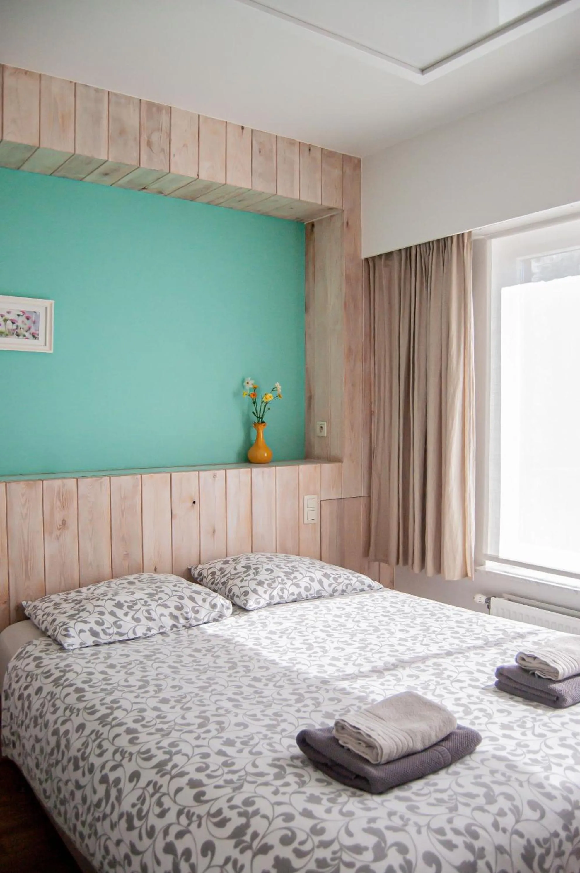 Bed in B&B Tuin der Zinnen