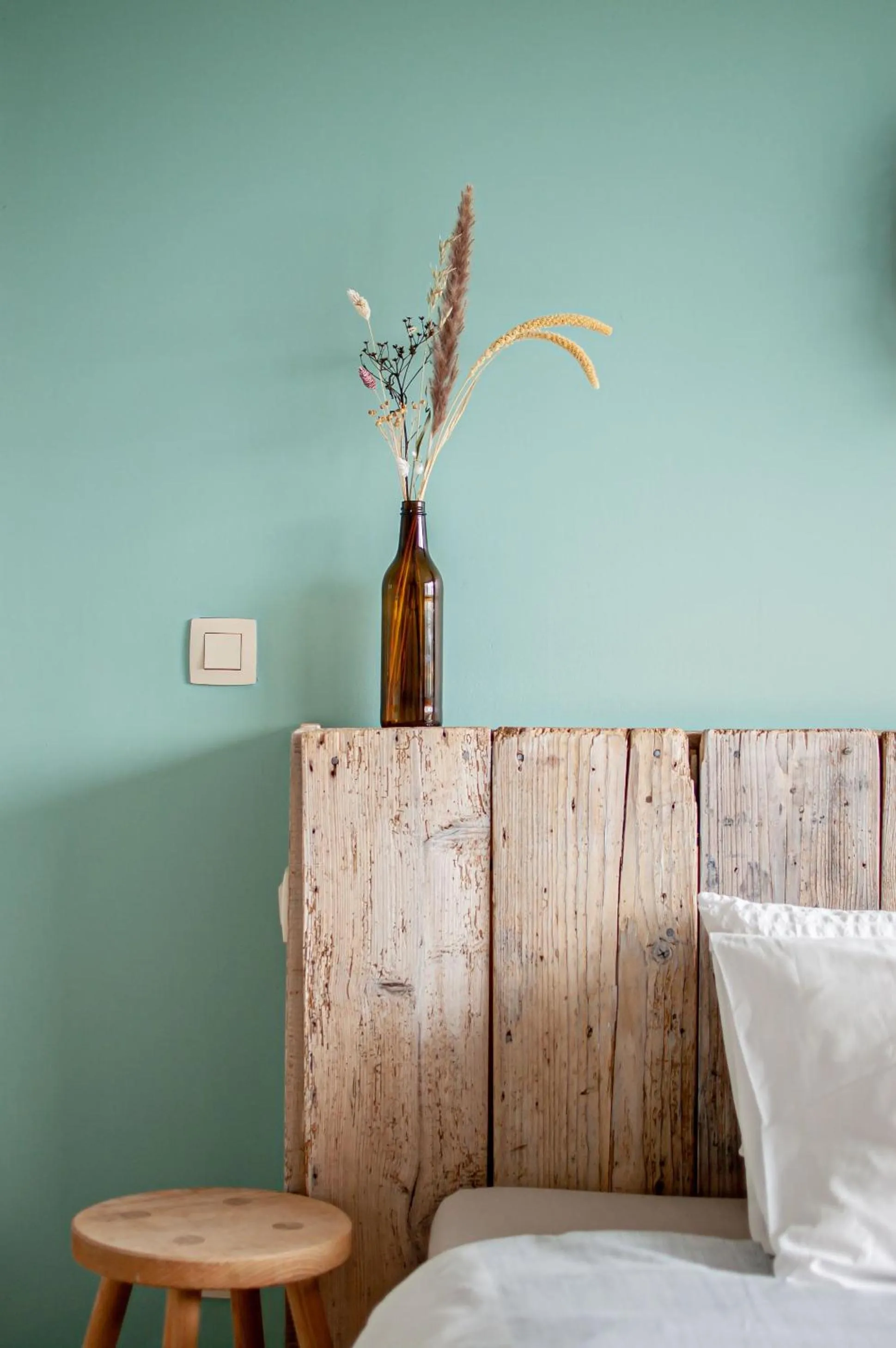 Bed in B&B Tuin der Zinnen