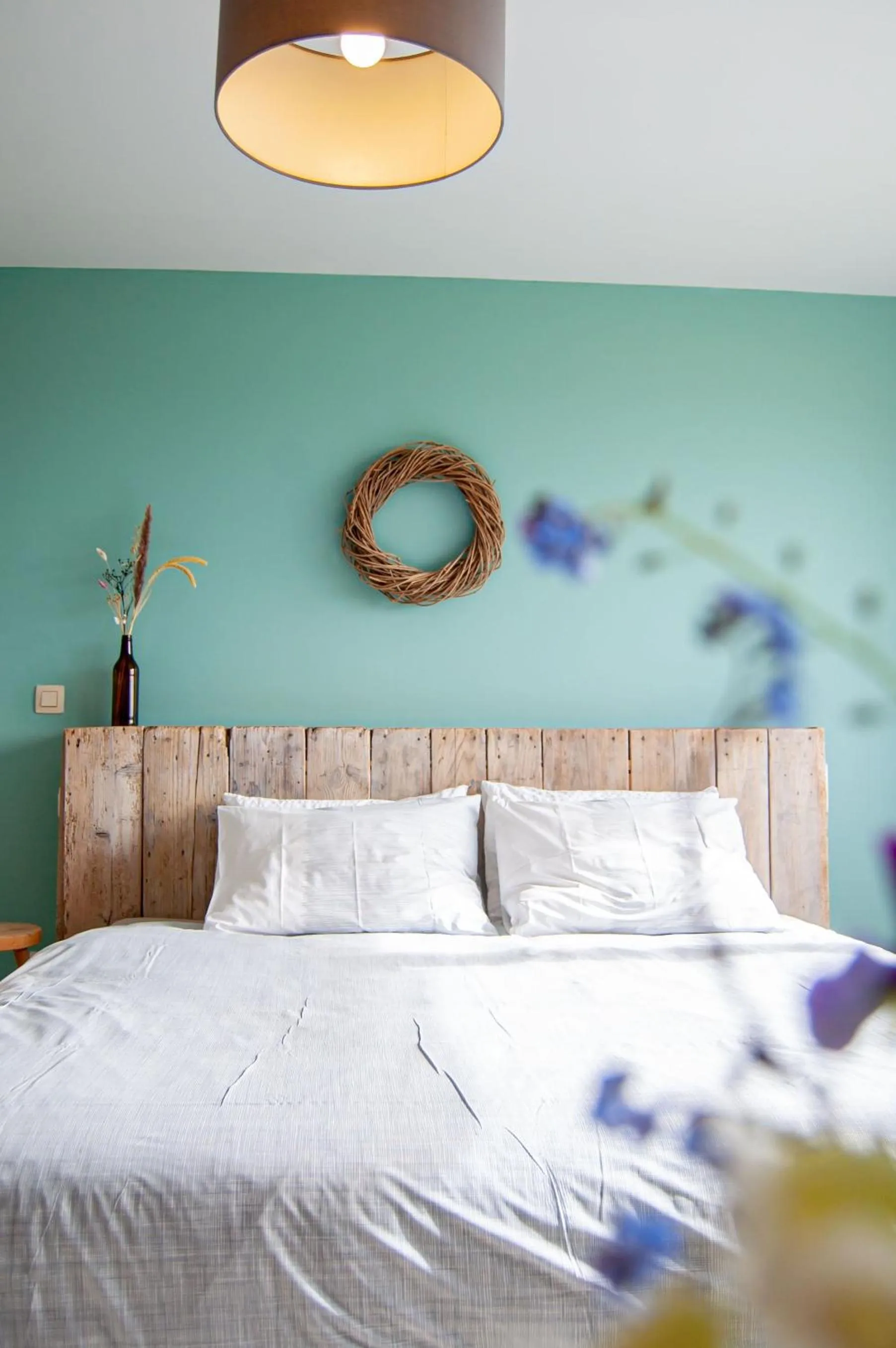 Bed in B&B Tuin der Zinnen