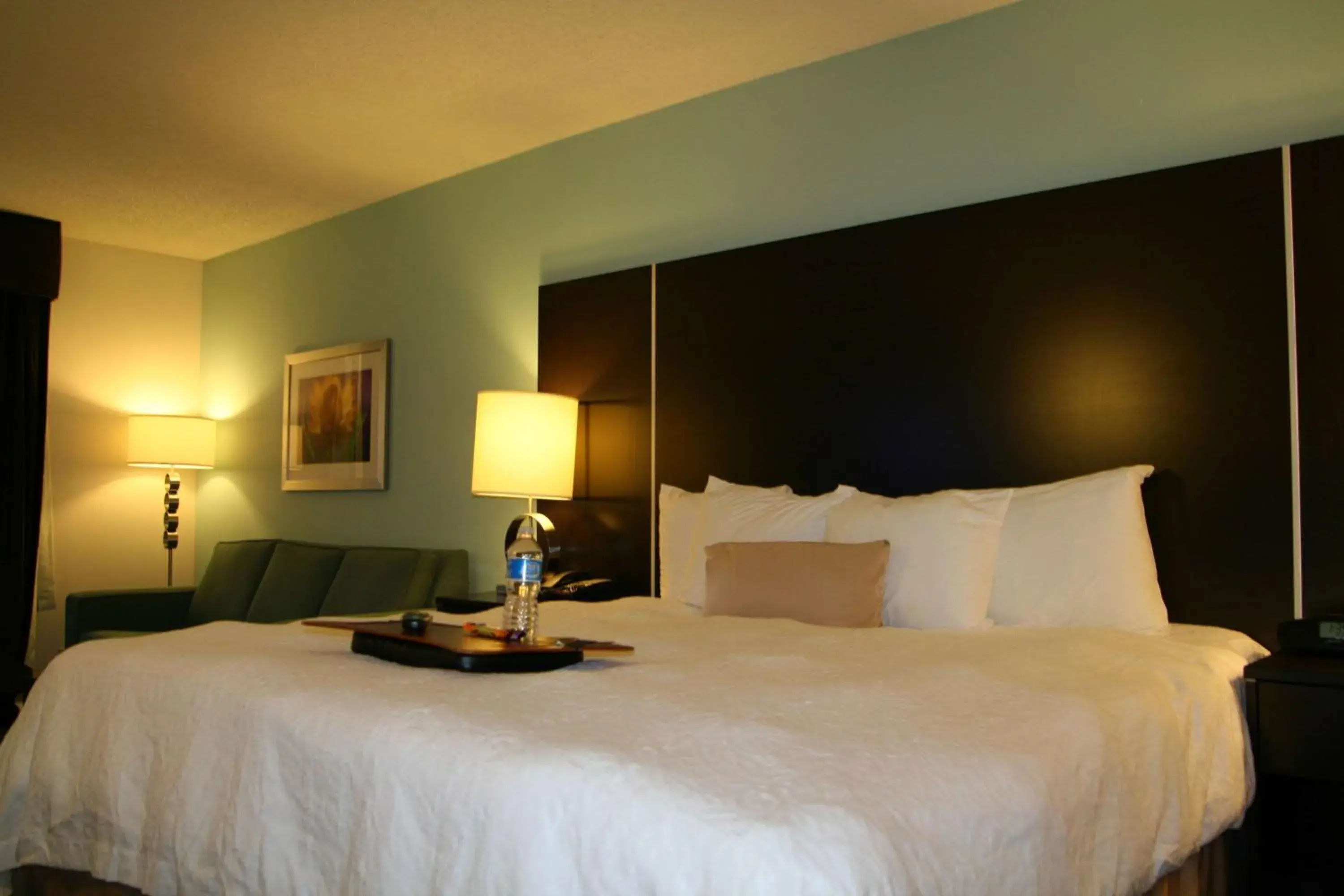 Bed in Hampton Inn Shreveport-Airport Bed in Hampton Inn Shreveport-Airport