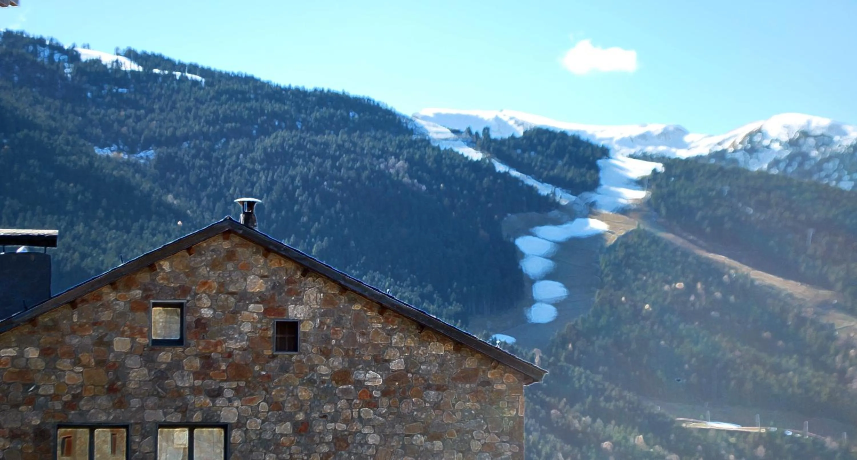 Natural landscape in Hotel Roc de St Miquel & Apartment