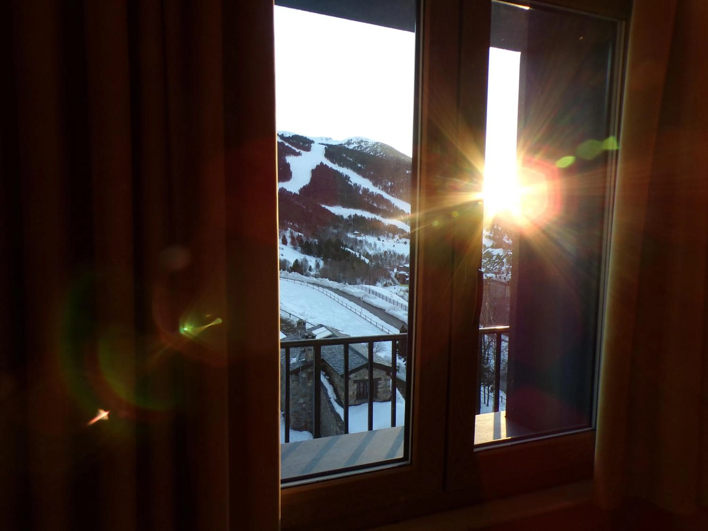 Mountain view in Hotel Roc de St Miquel & Apartment