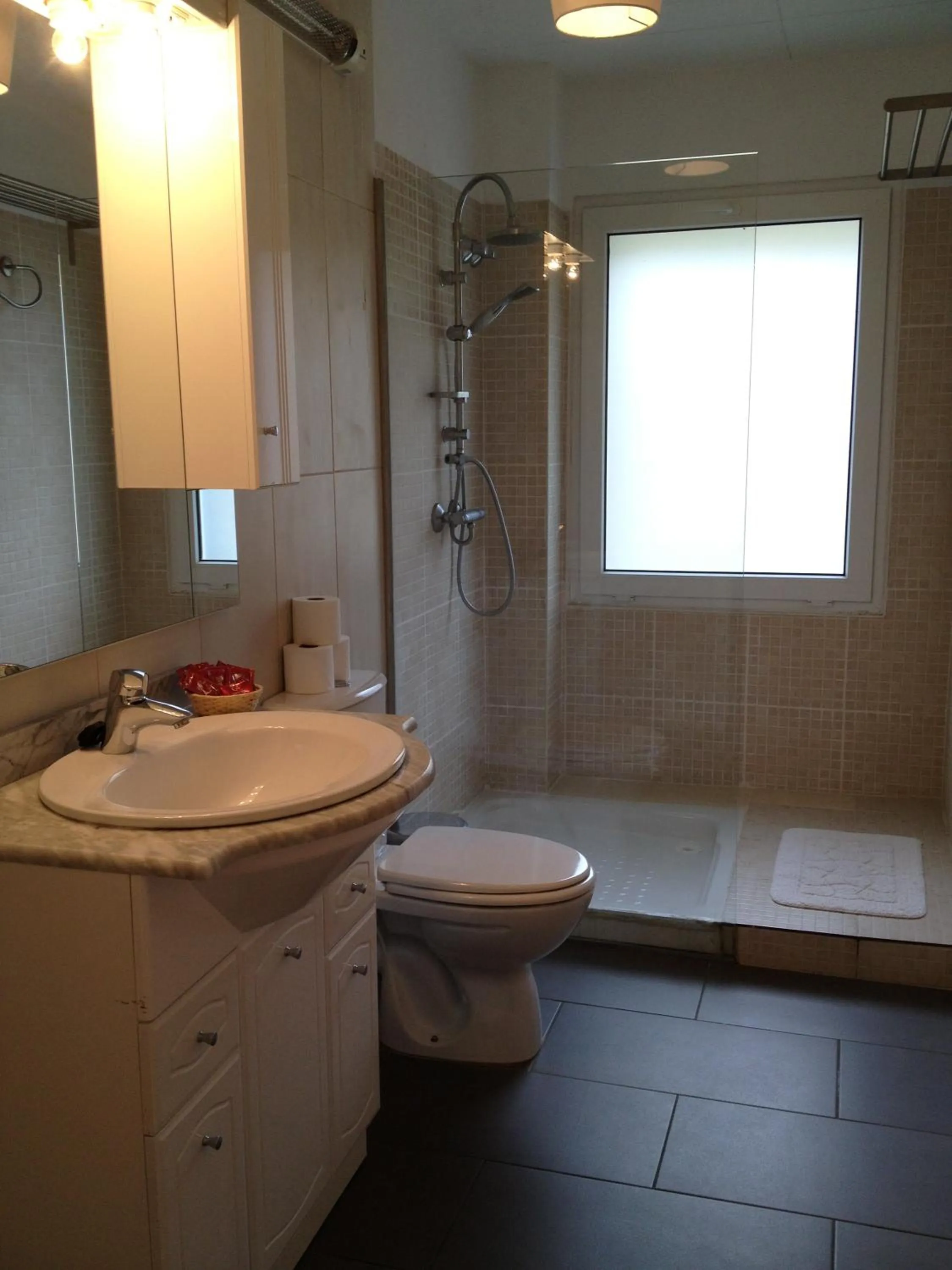 Shower in Hotel Roc de St Miquel & Apartment