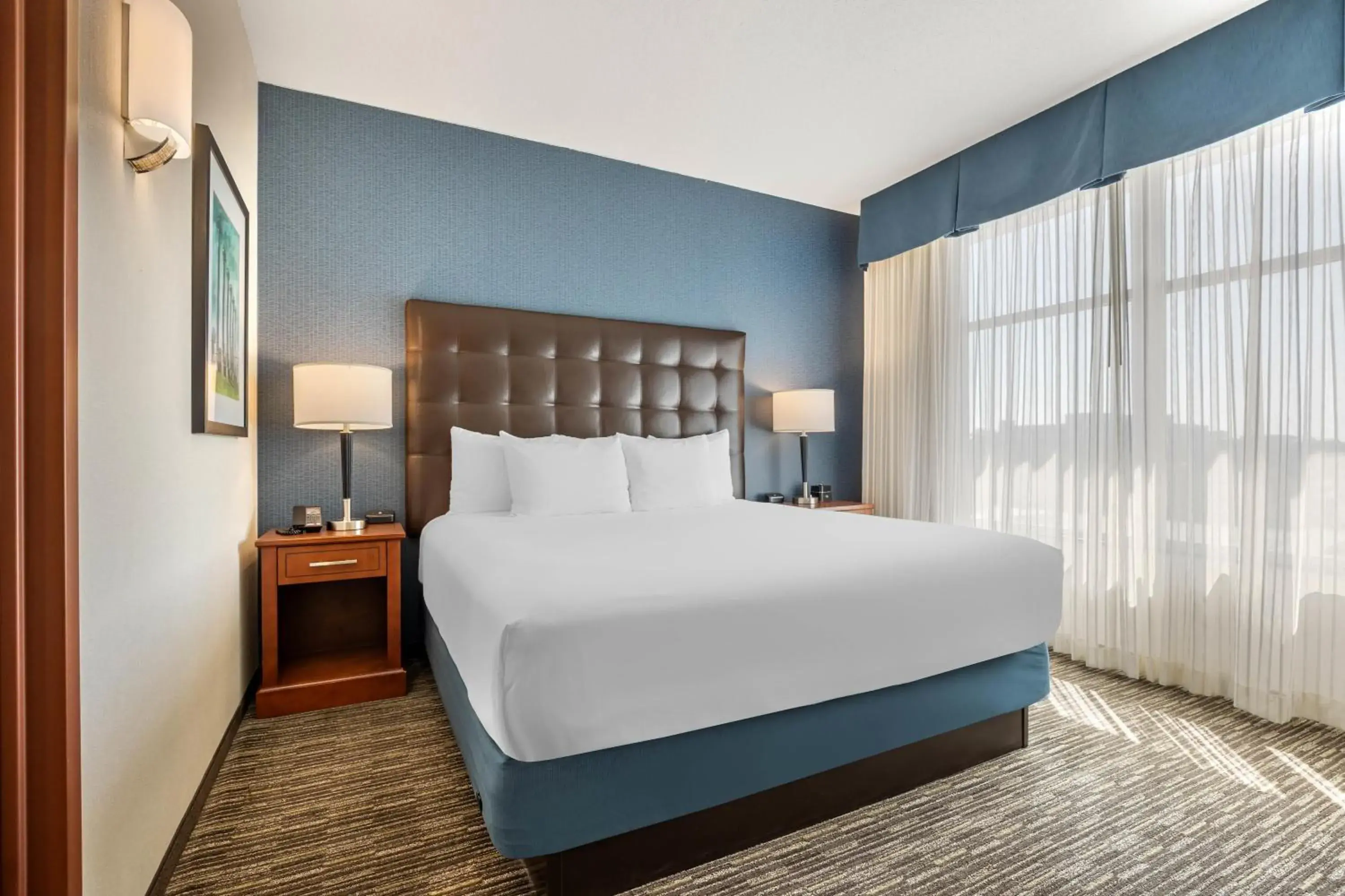 King Meeting Suite with Board Room Table, 2 Rooms - Hearing Accessible, Roll-in Shower in Drury Plaza Hotel Columbia East King Meeting Suite with Board Room Table, 2 Rooms - Hearing Accessible, Roll-in Shower in Drury Plaza Hotel Columbia East