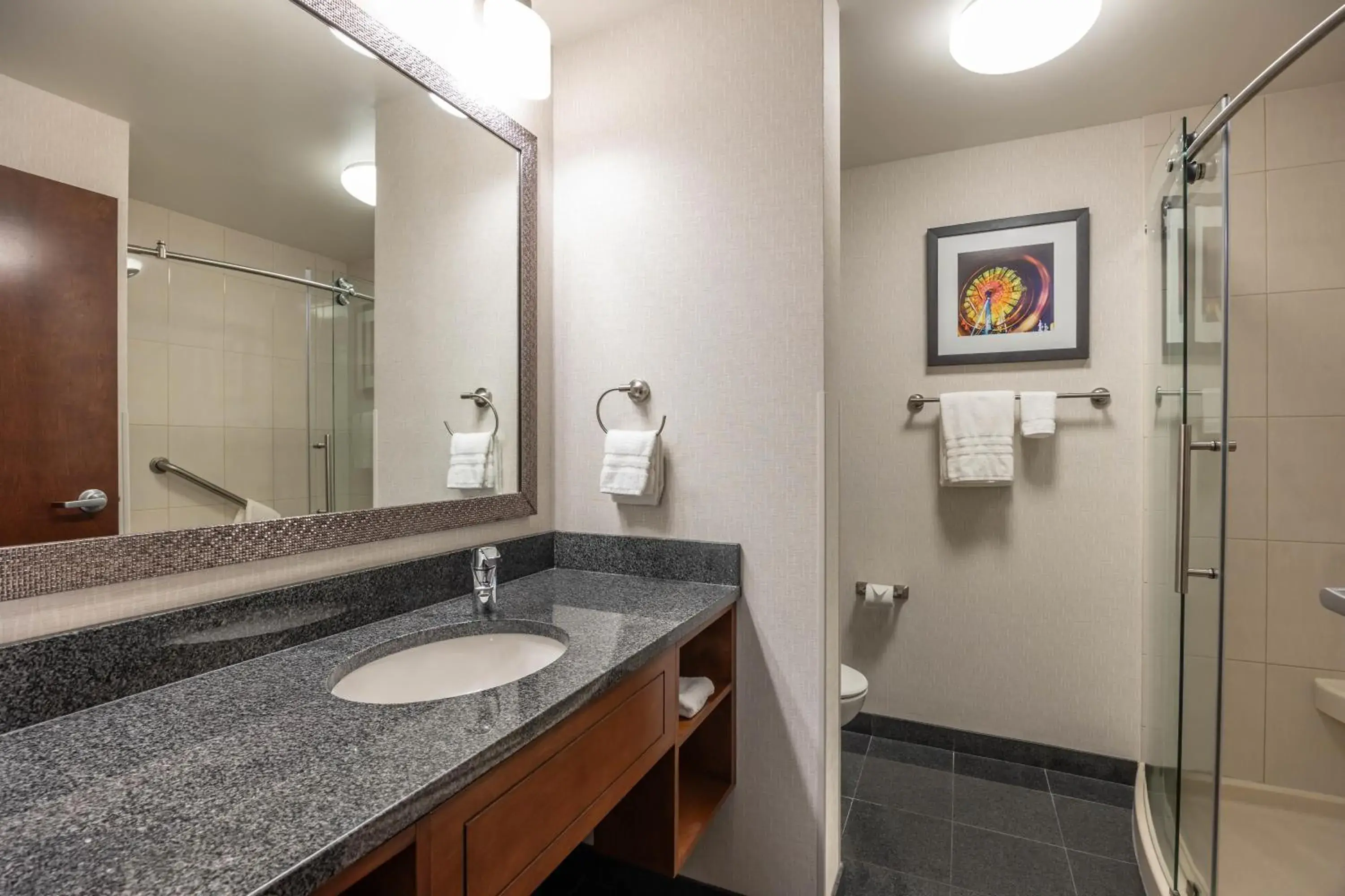 Bathroom in Drury Plaza Hotel Columbia East Bathroom in Drury Plaza Hotel Columbia East