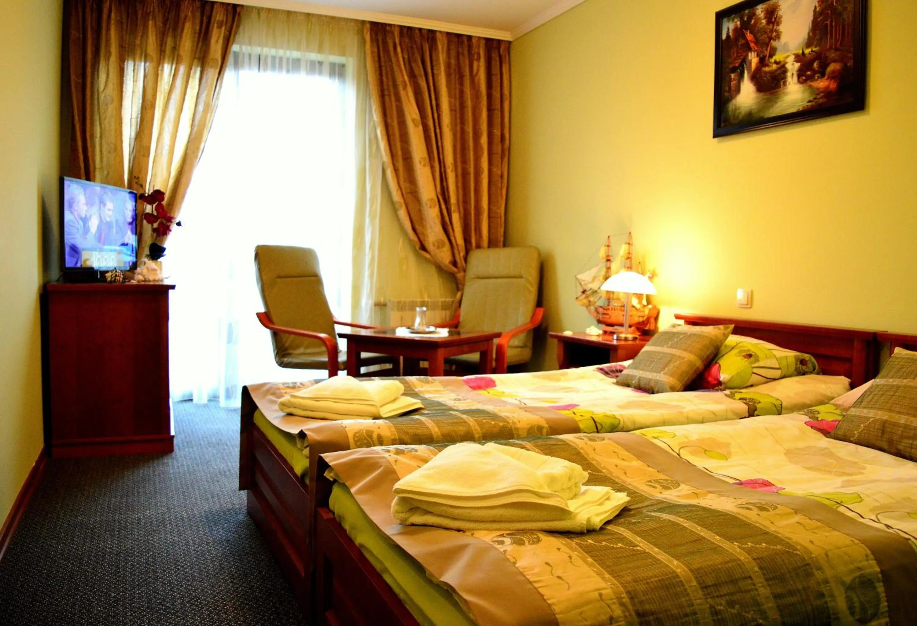 Bed in Hotel Spinaker