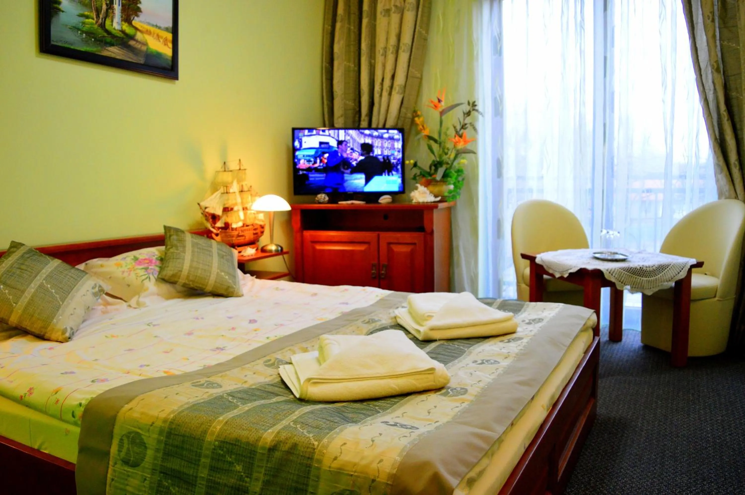 Bed in Hotel Spinaker