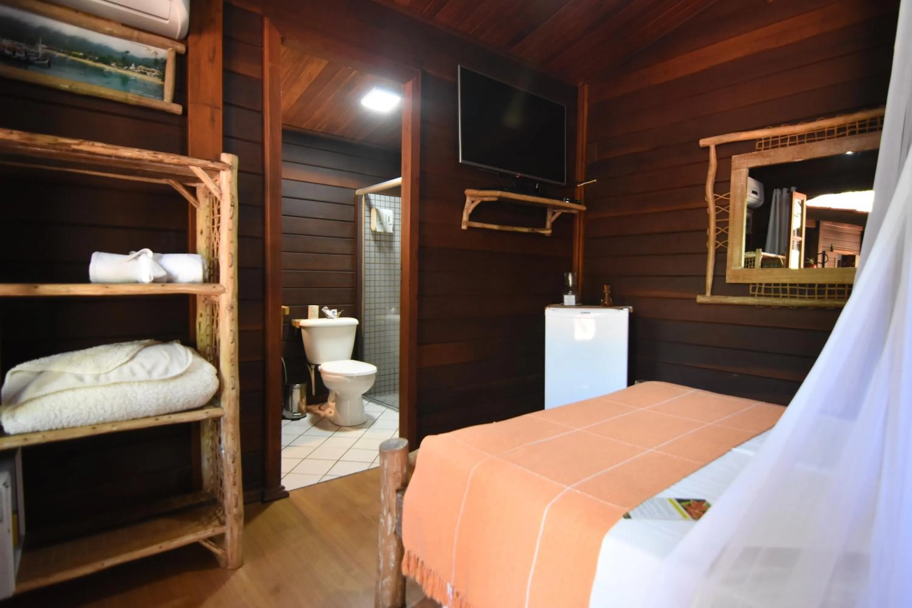 Bed in Pousada Riacho Dos Cambucas