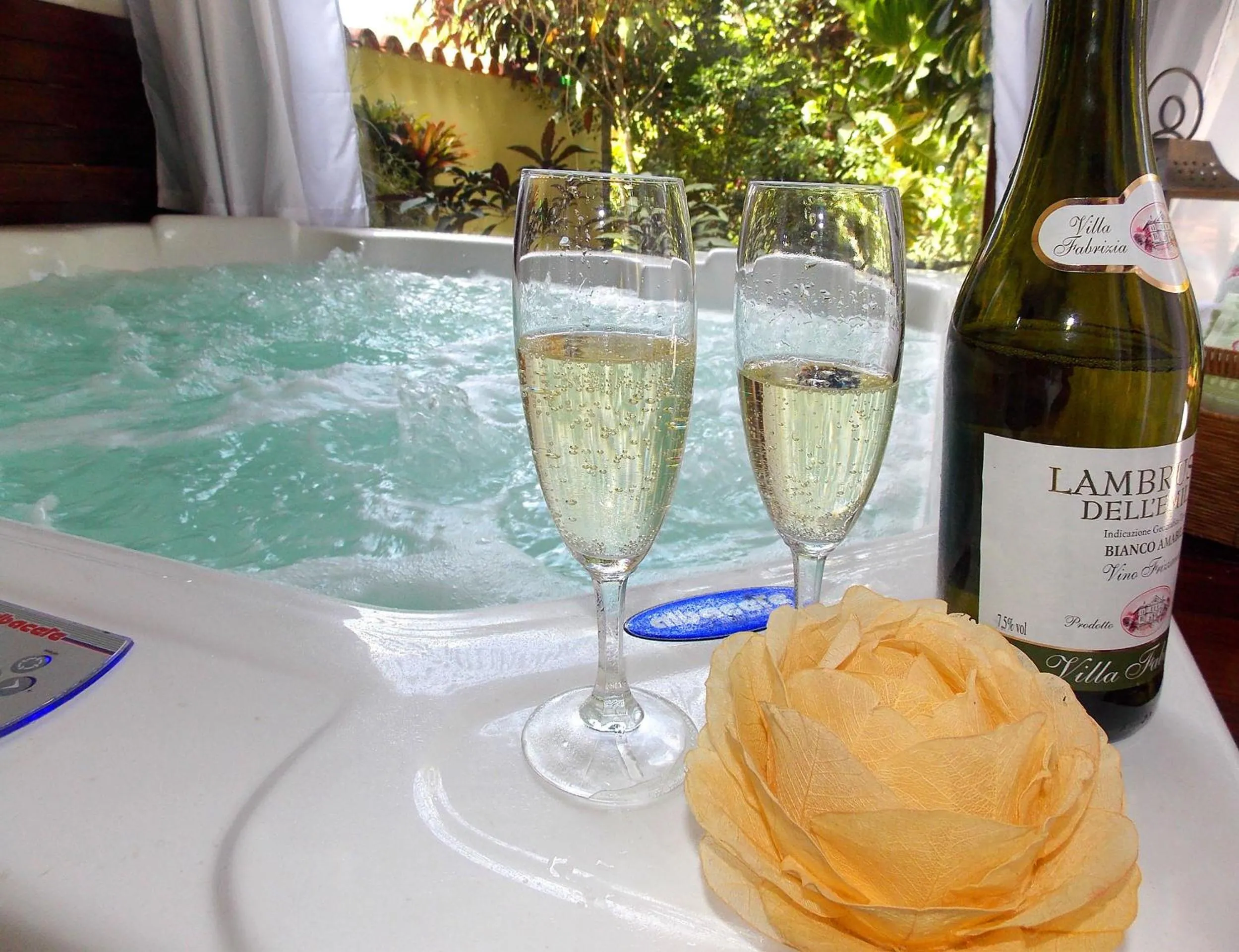 Hot Tub in Pousada Riacho Dos Cambucas