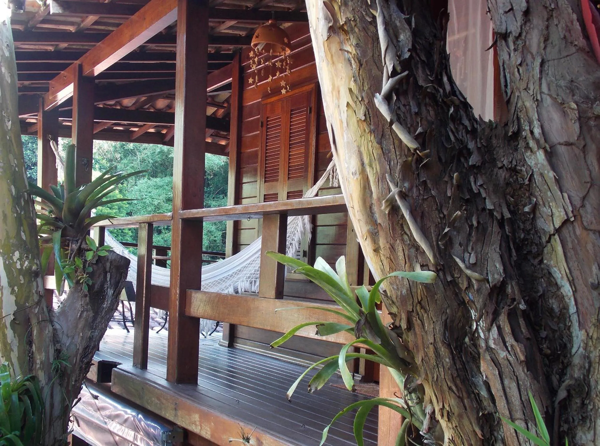 Balcony/Terrace in Pousada Riacho Dos Cambucas