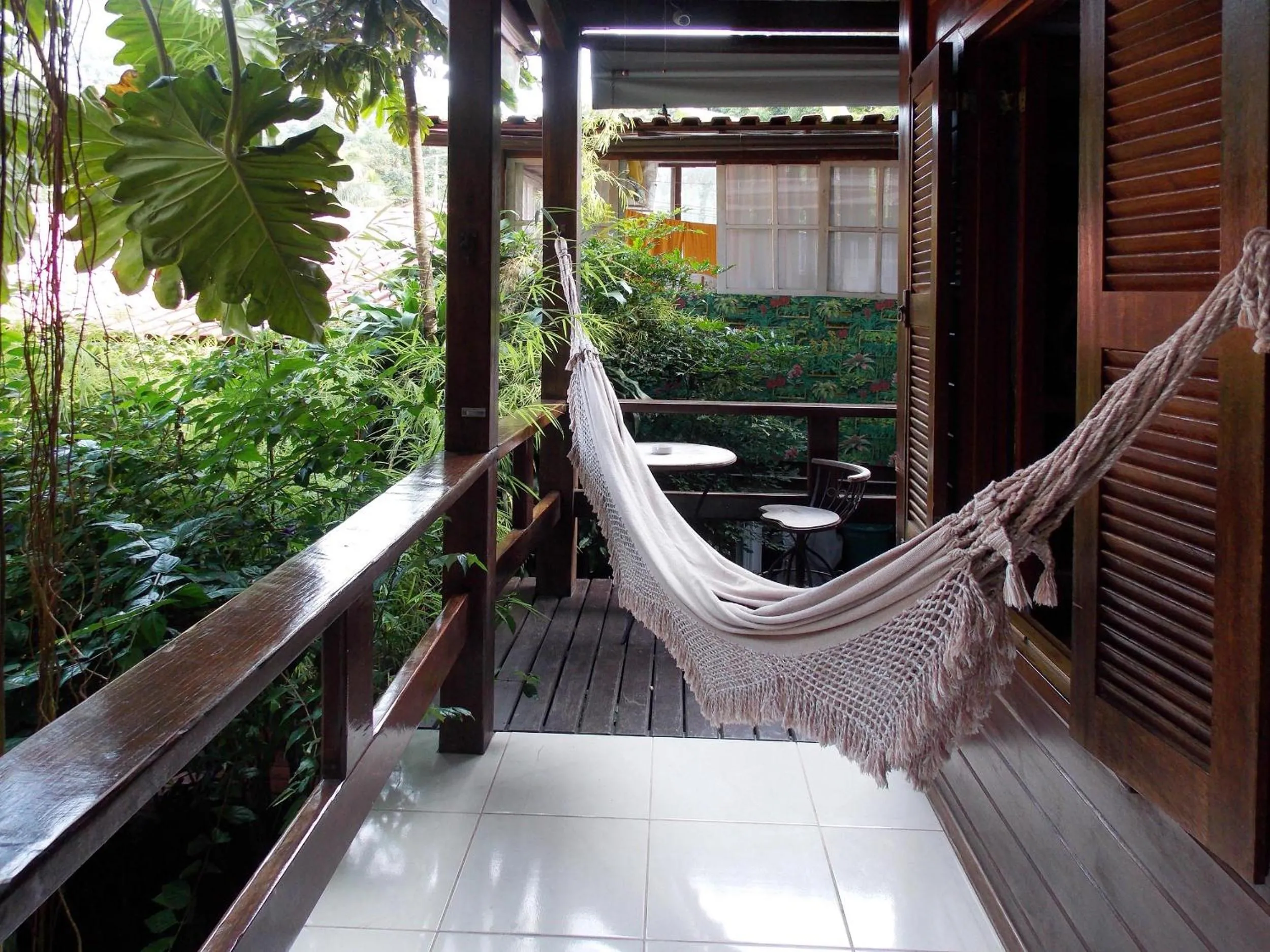 Balcony/Terrace in Pousada Riacho Dos Cambucas