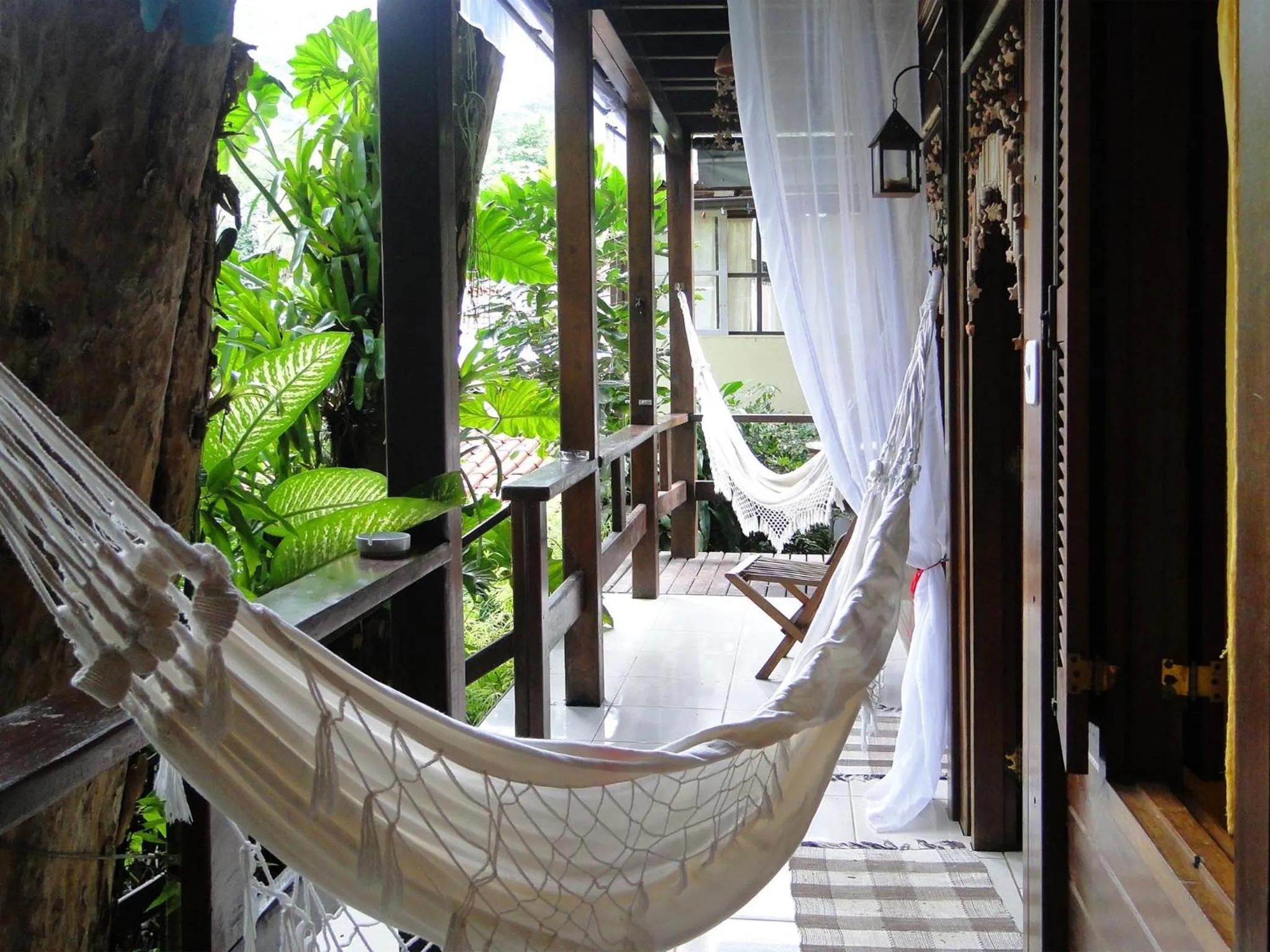 Balcony/Terrace in Pousada Riacho Dos Cambucas