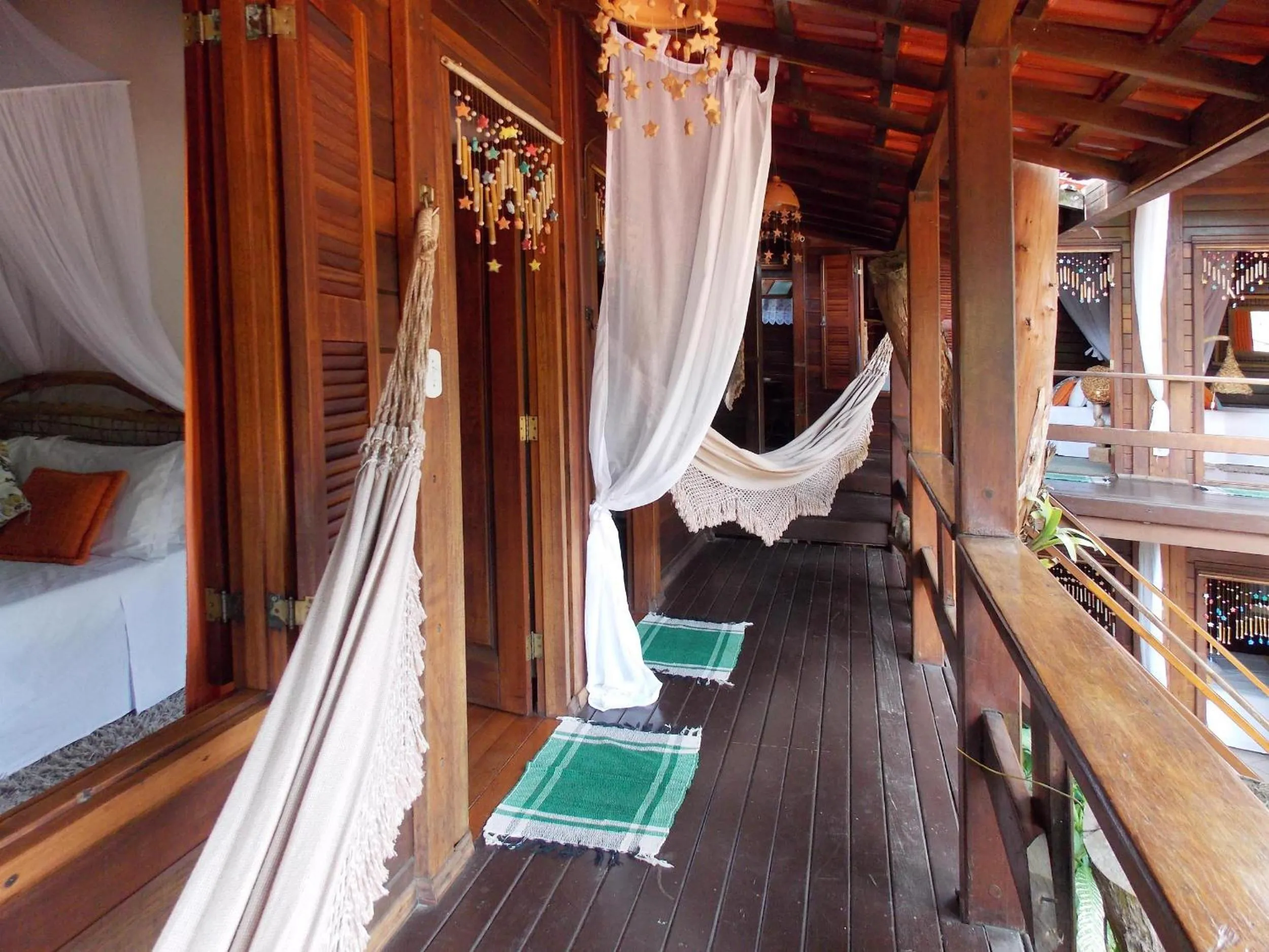 Balcony/Terrace in Pousada Riacho Dos Cambucas