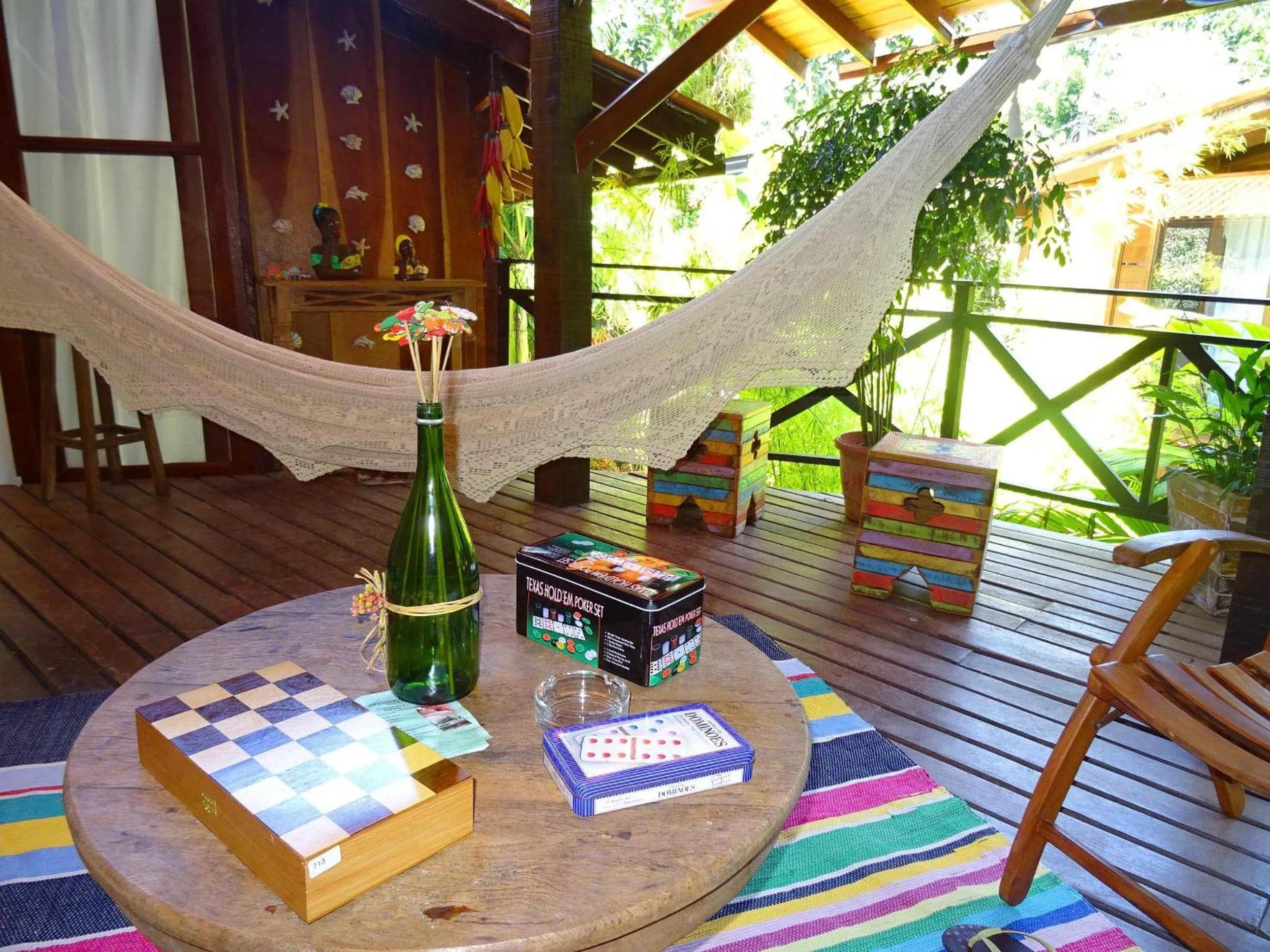 Communal lounge/ TV room in Pousada Riacho Dos Cambucas