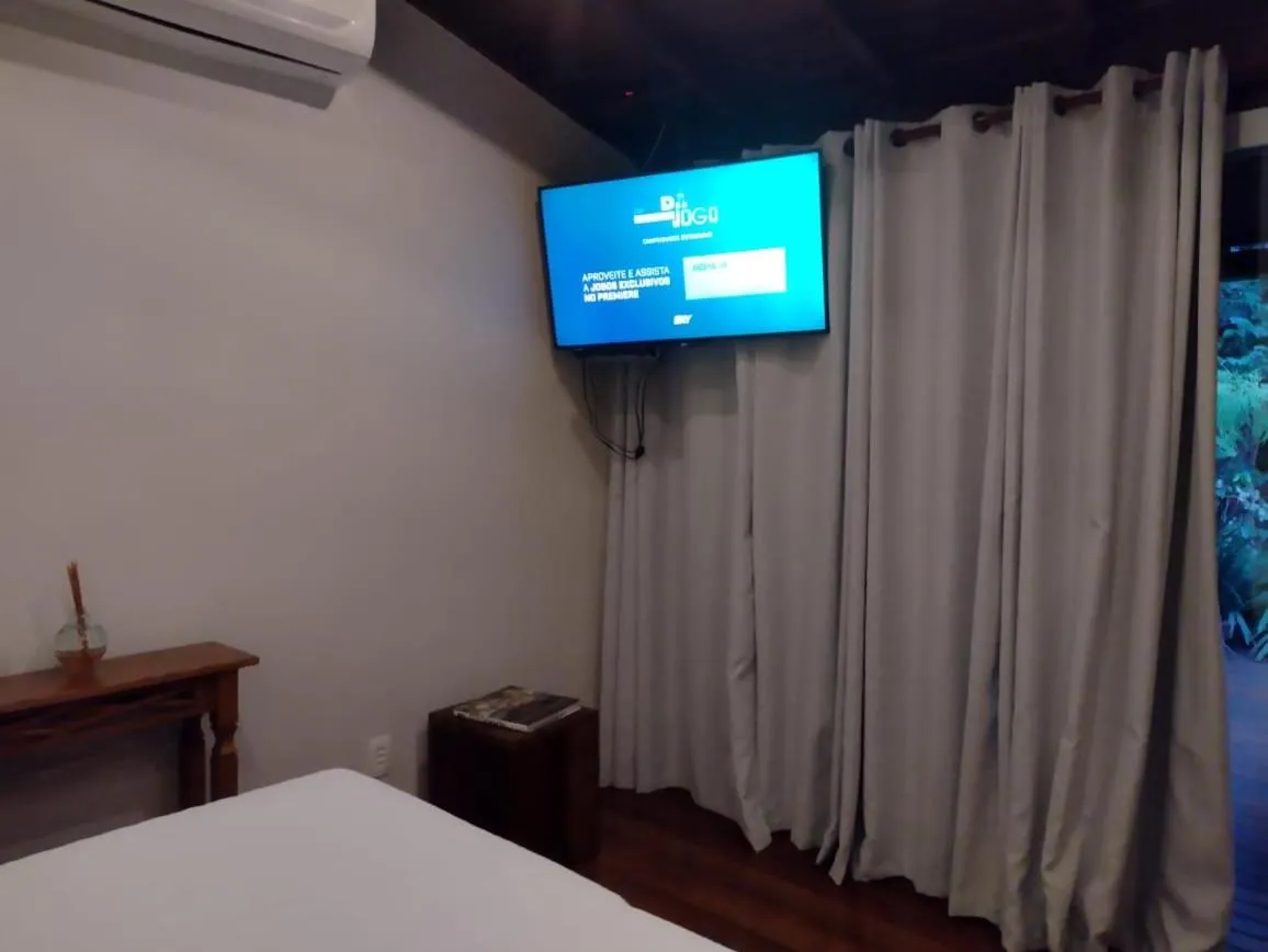 TV and multimedia, Bed in Pousada Riacho Dos Cambucas