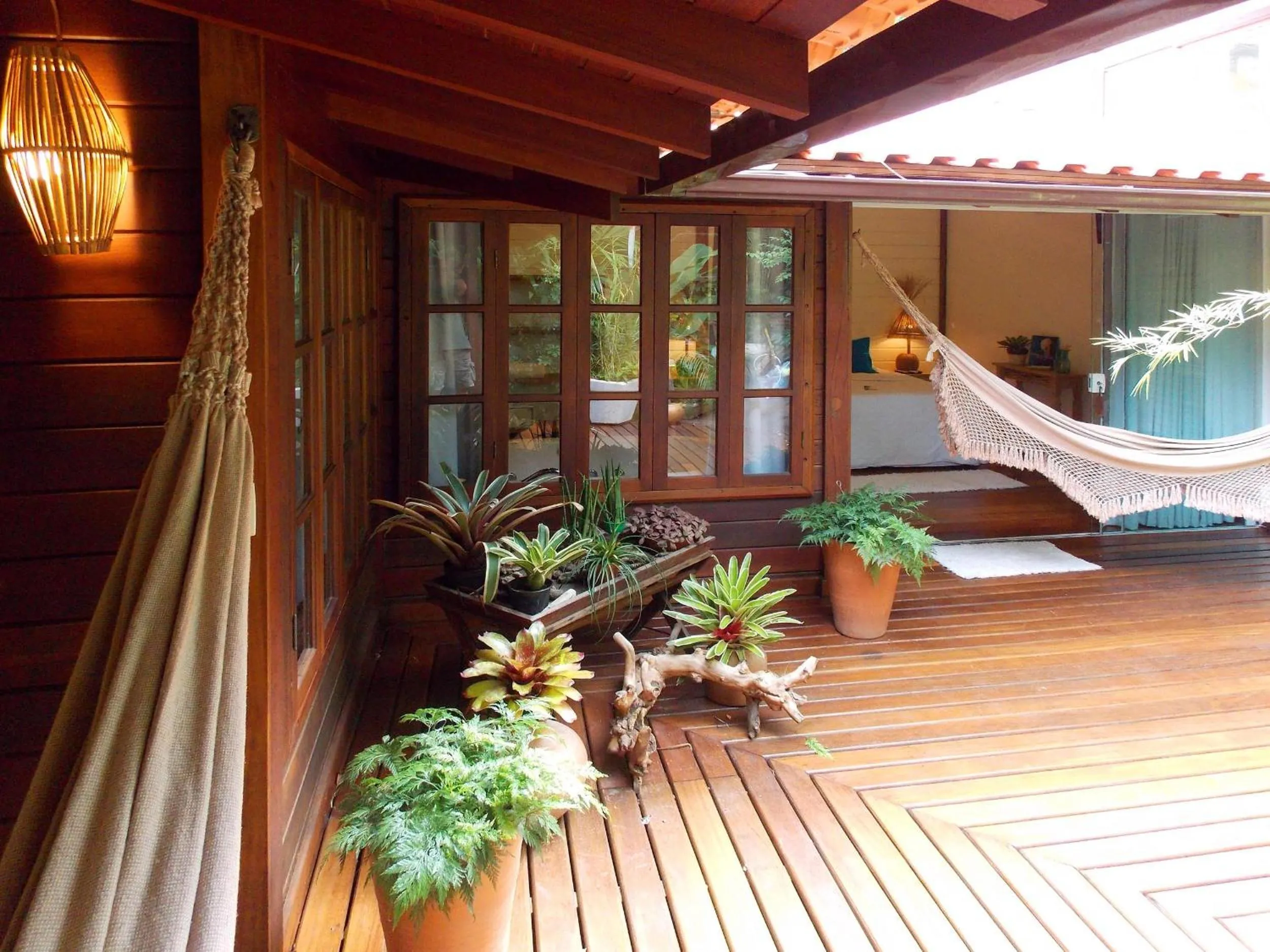 Balcony/Terrace in Pousada Riacho Dos Cambucas
