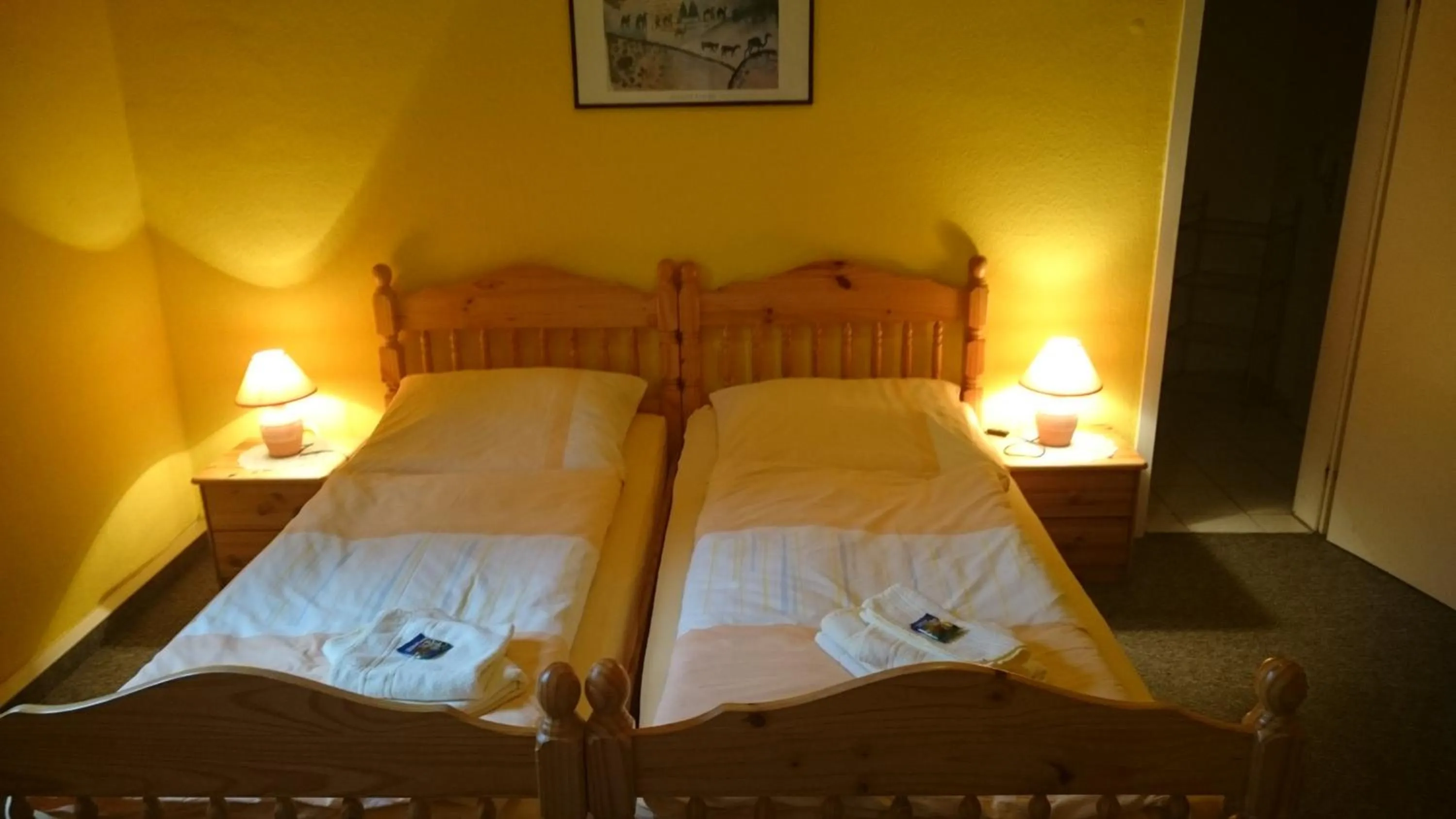Bed in Gaststätte und Pension Felsenthal