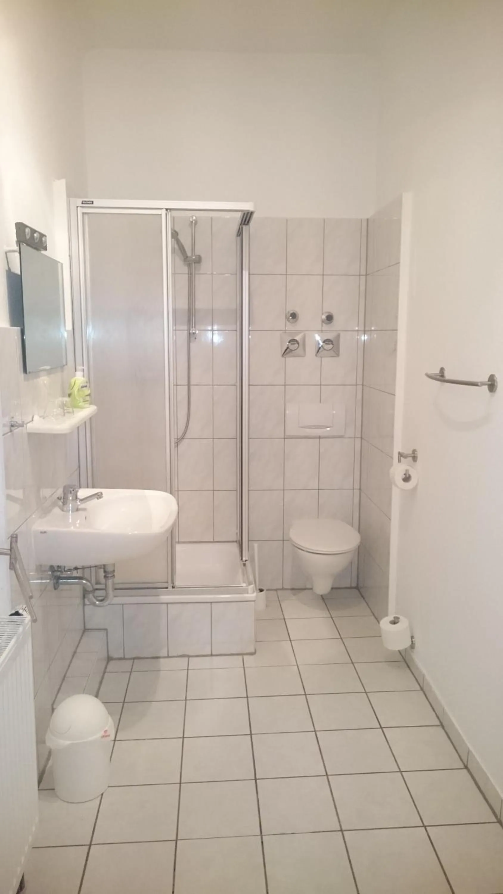 Bathroom in Gaststätte und Pension Felsenthal