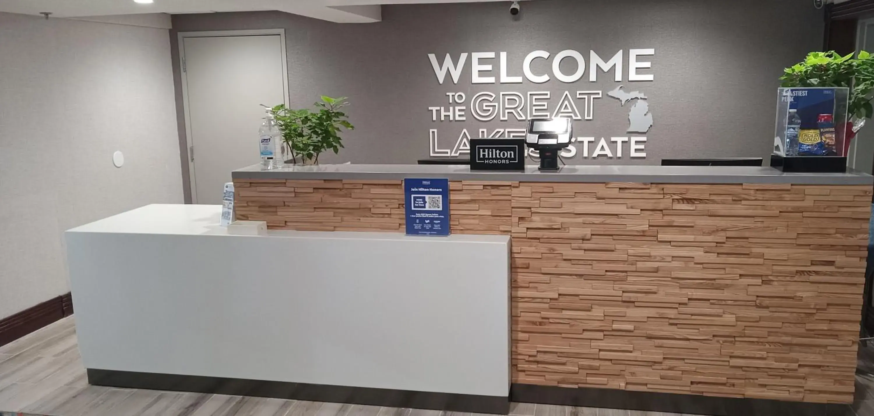 Lobby or reception in Hampton Inn Birch Run Lobby or reception in Hampton Inn Birch Run