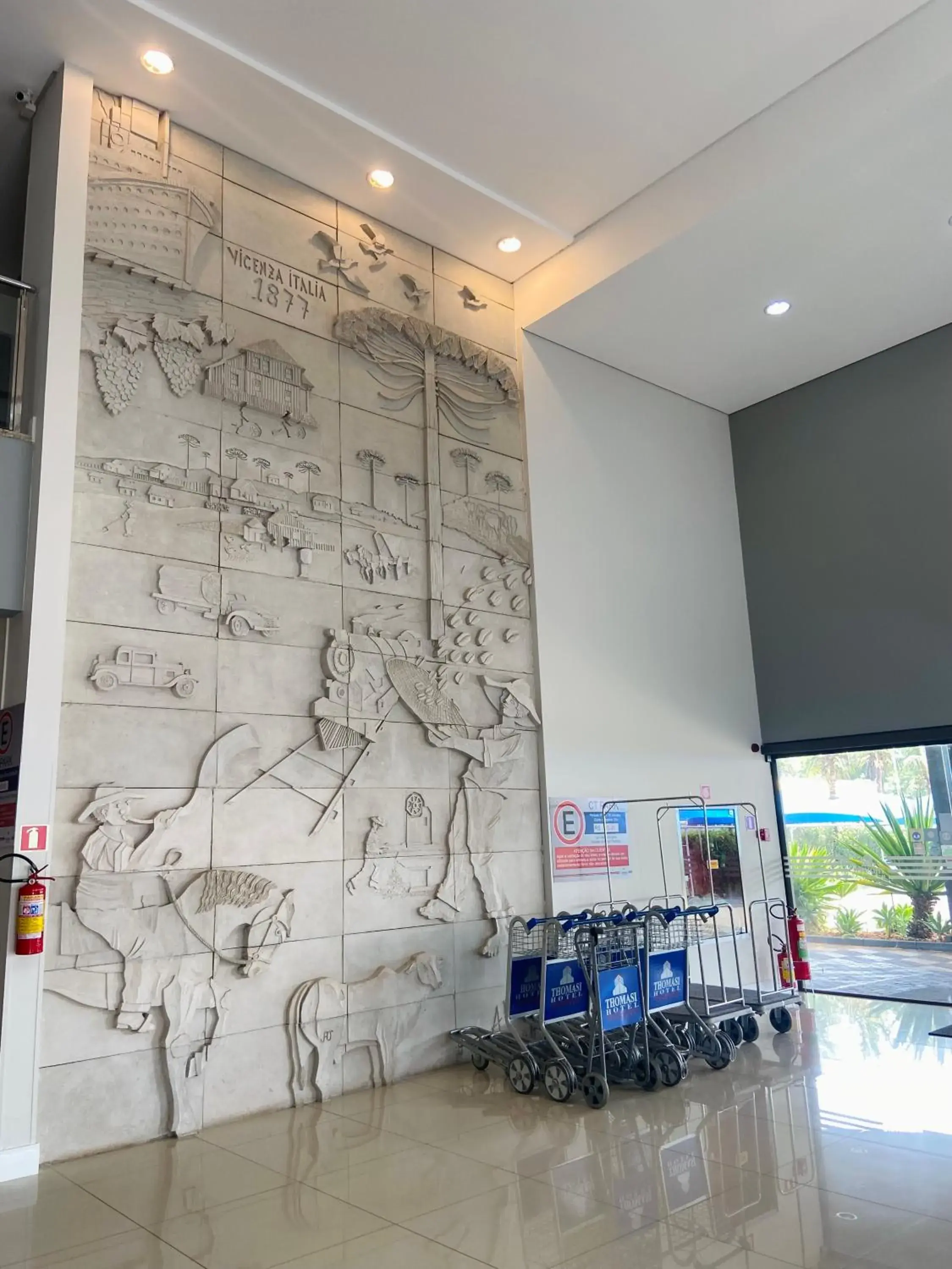 Lobby or reception in Hotel Thomasi Express Lobby or reception in Hotel Thomasi Express