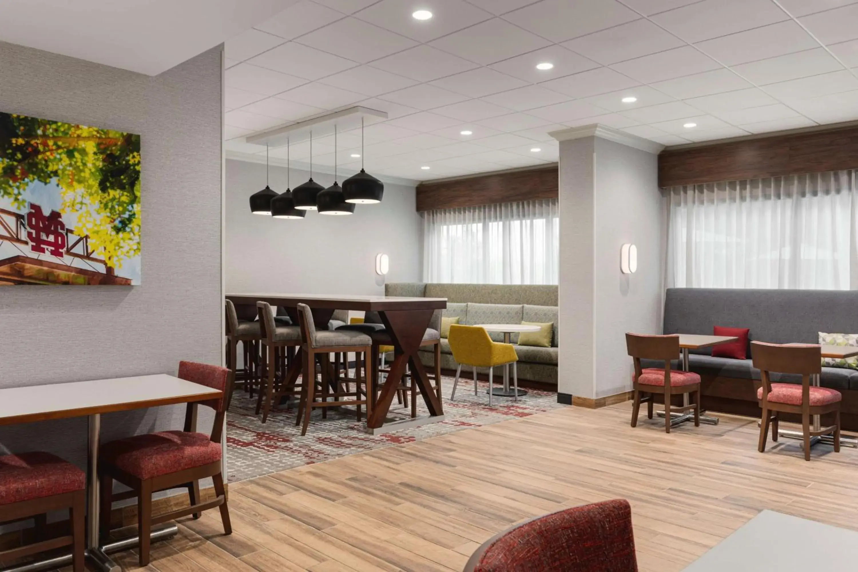 Lobby or reception in Hampton Inn Starkville Lobby or reception in Hampton Inn Starkville