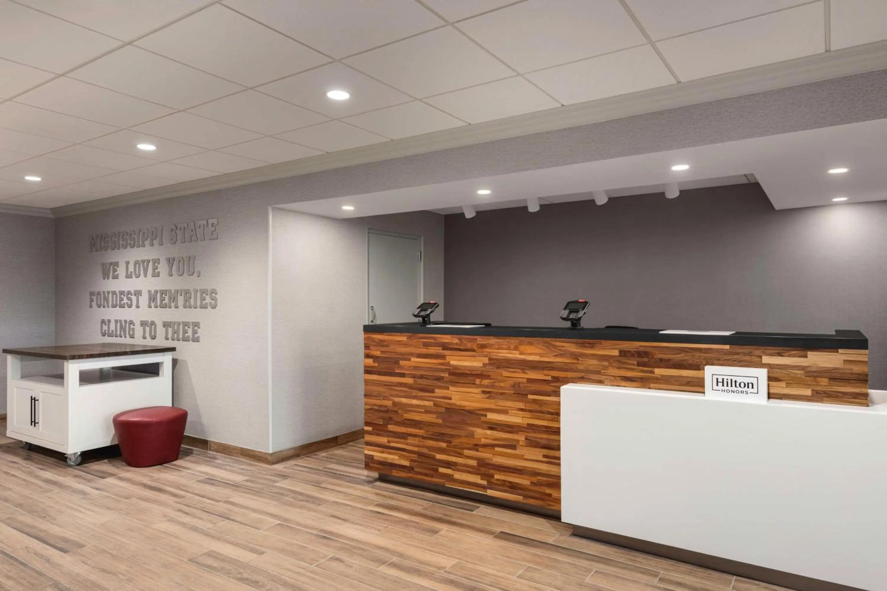 Lobby or reception in Hampton Inn Starkville