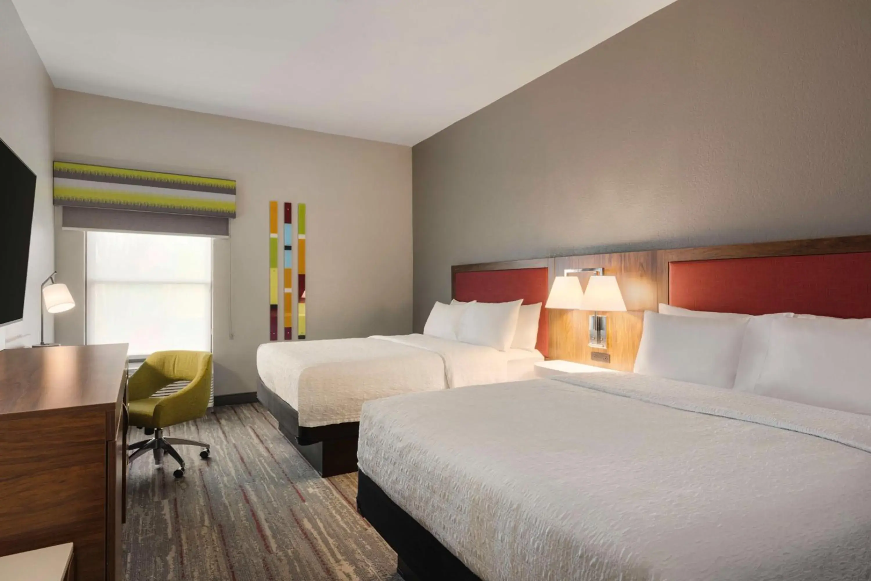 Bed in Hampton Inn Starkville Bed in Hampton Inn Starkville