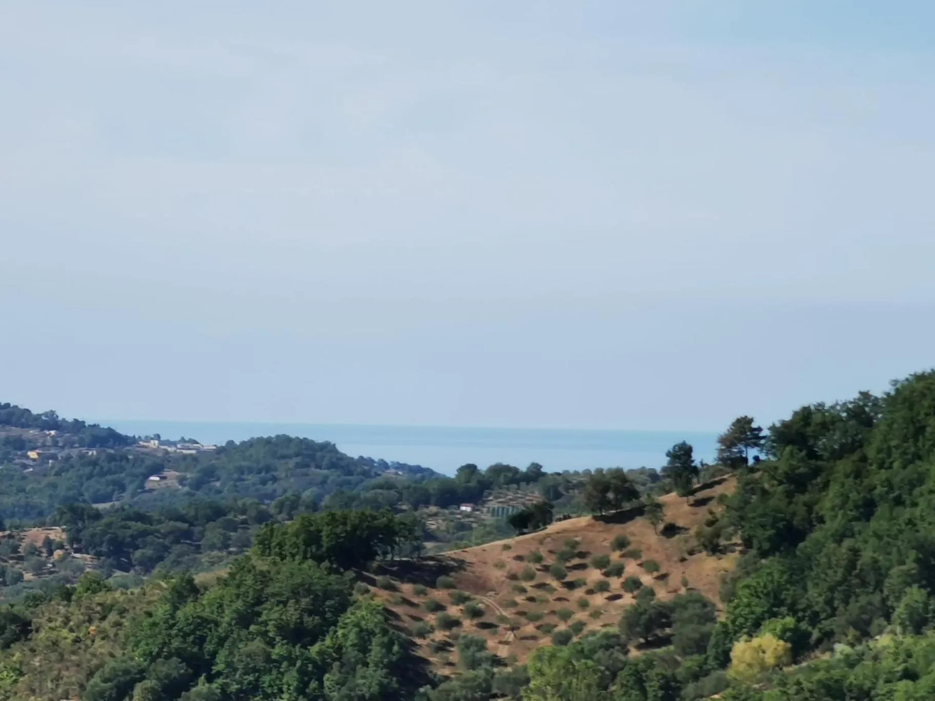 Sea view in mansarda fiorita
