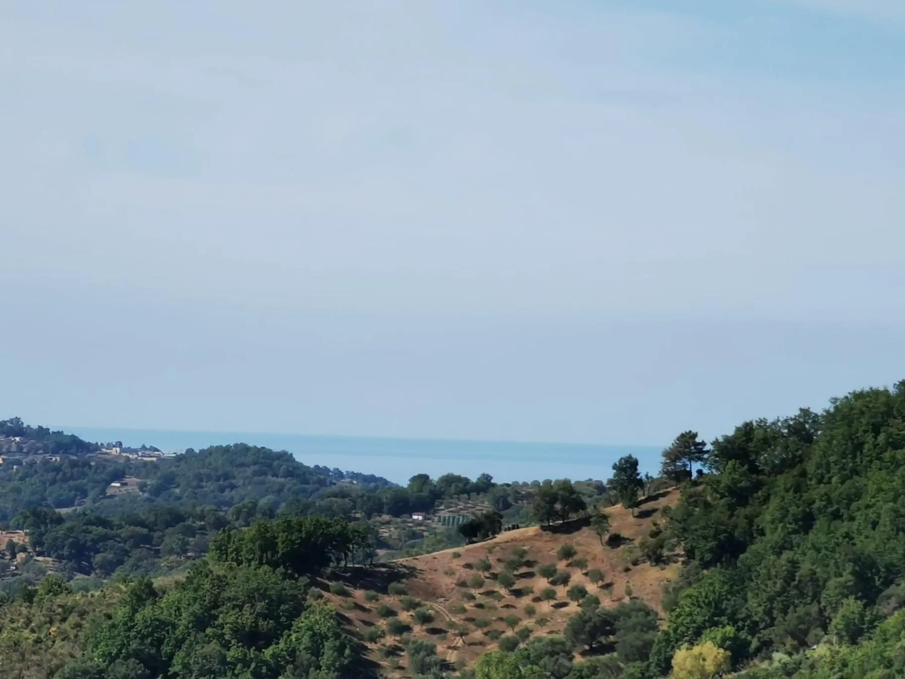 Sea view in mansarda fiorita
