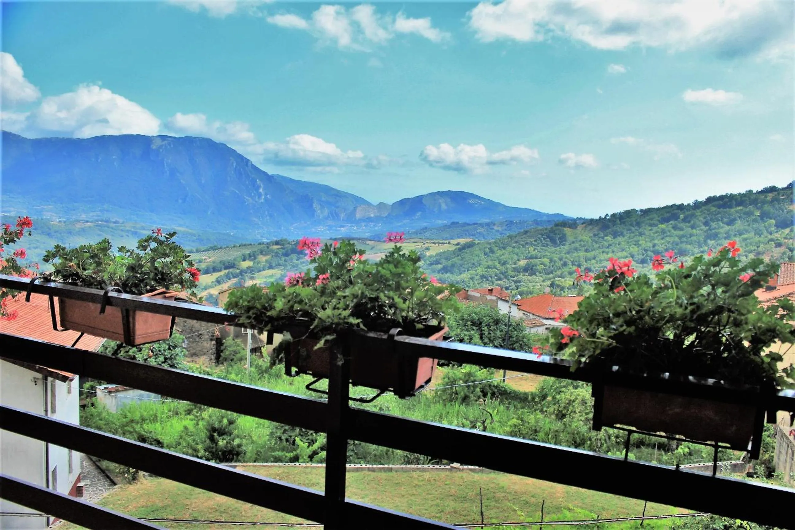 Balcony/Terrace in mansarda fiorita
