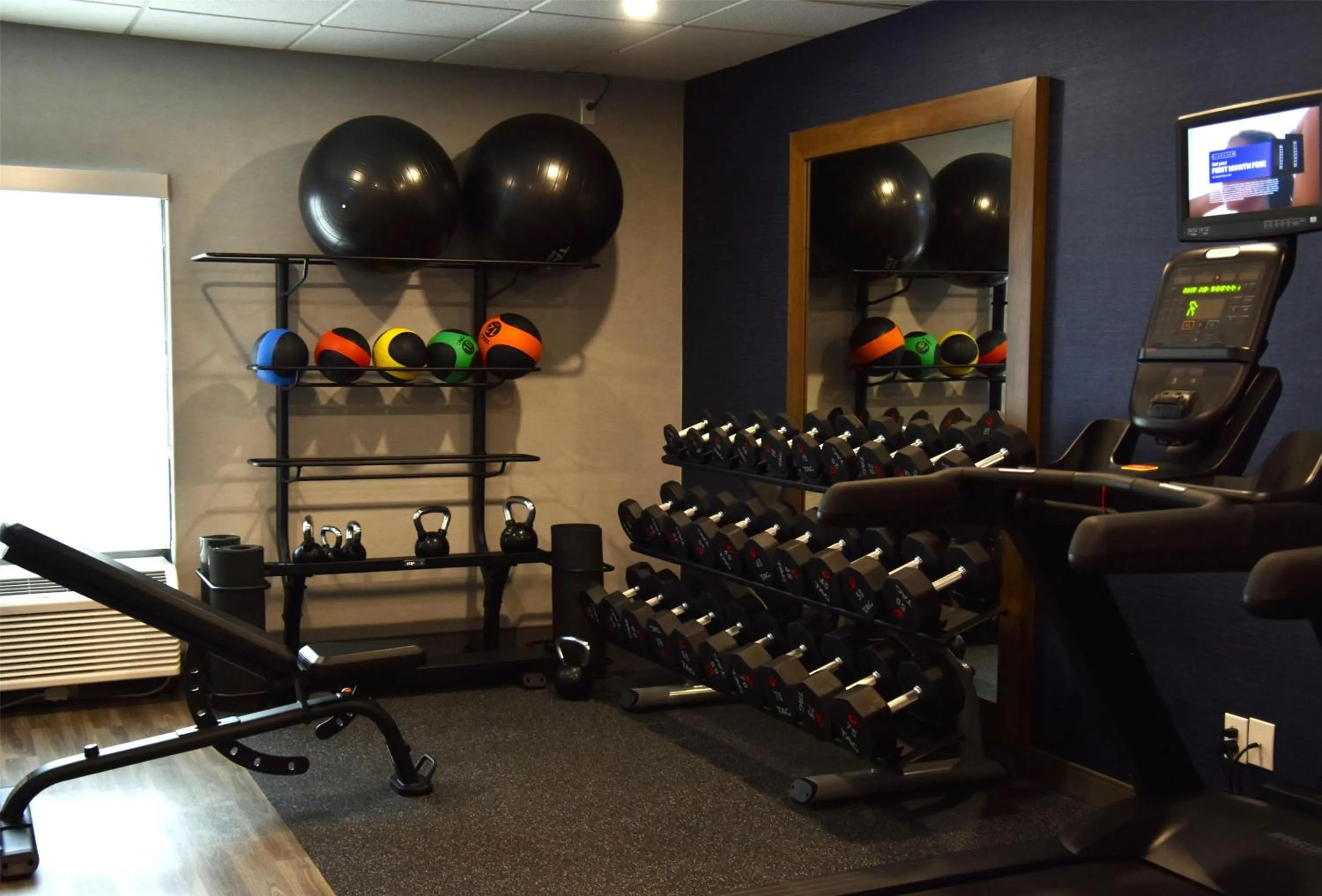 Fitness centre/facilities in Hampton Inn Frankfort