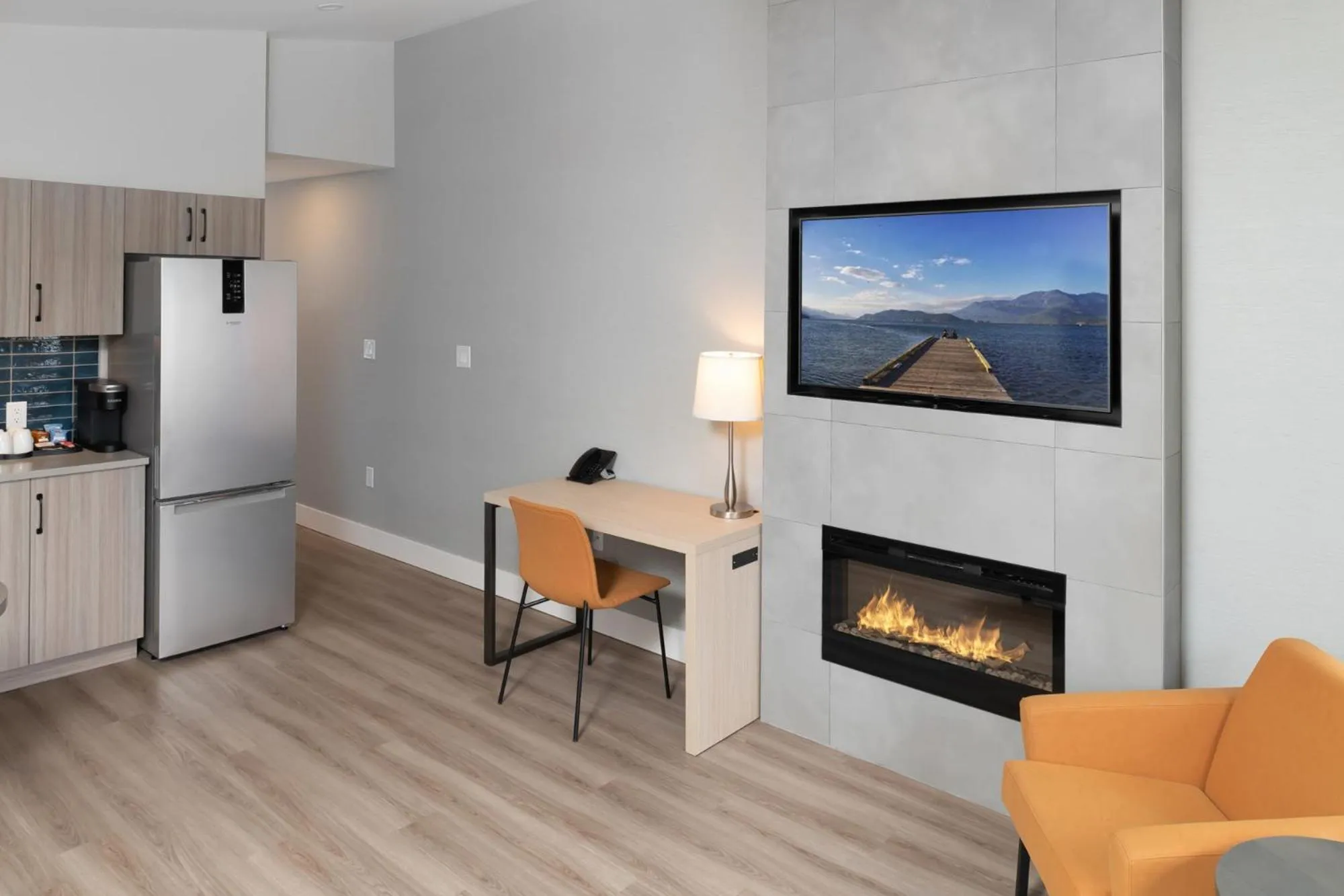 Kitchen or kitchenette in Harrison Beach Hotel