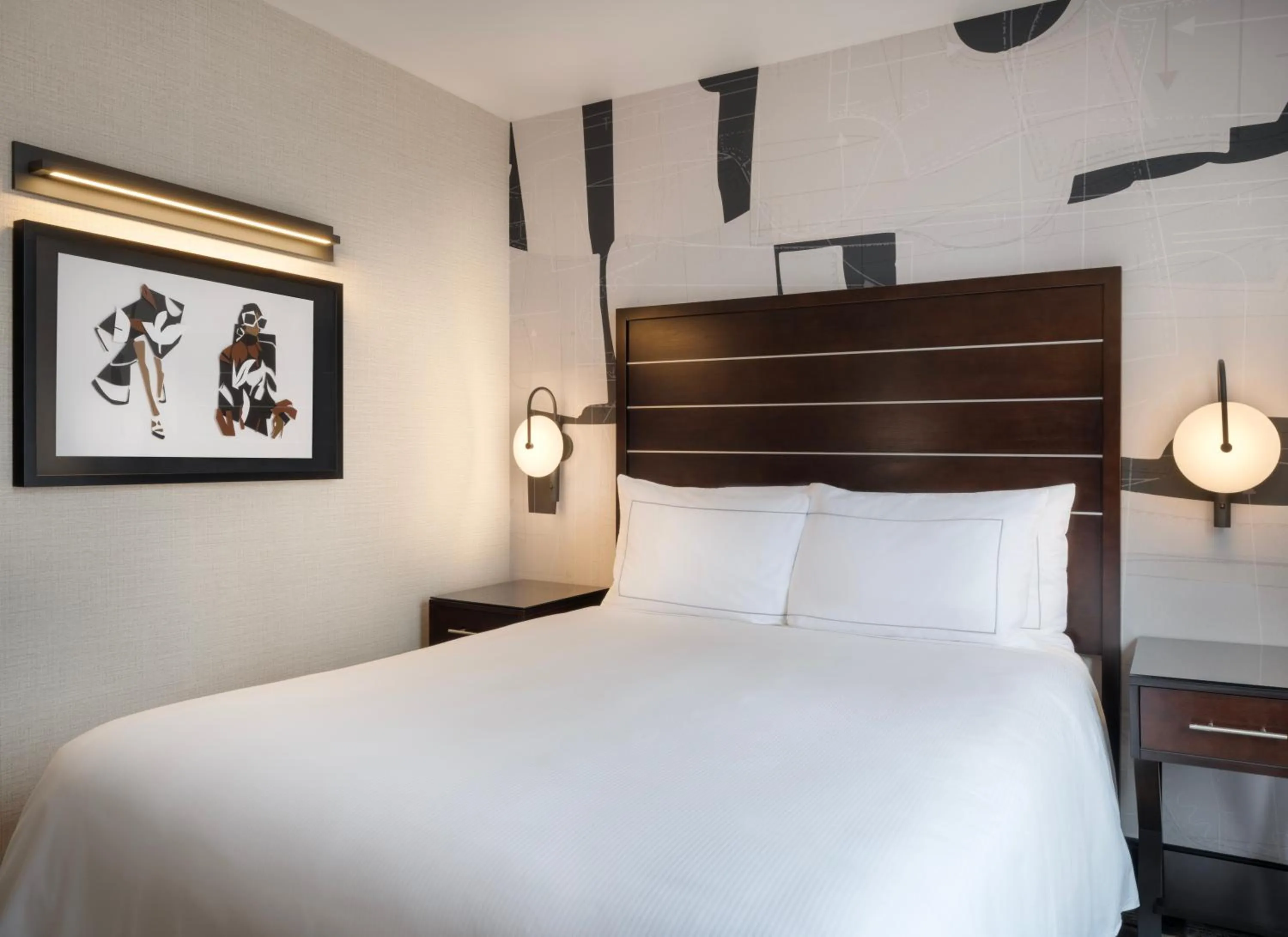 Bed in Hilton New York Fashion District