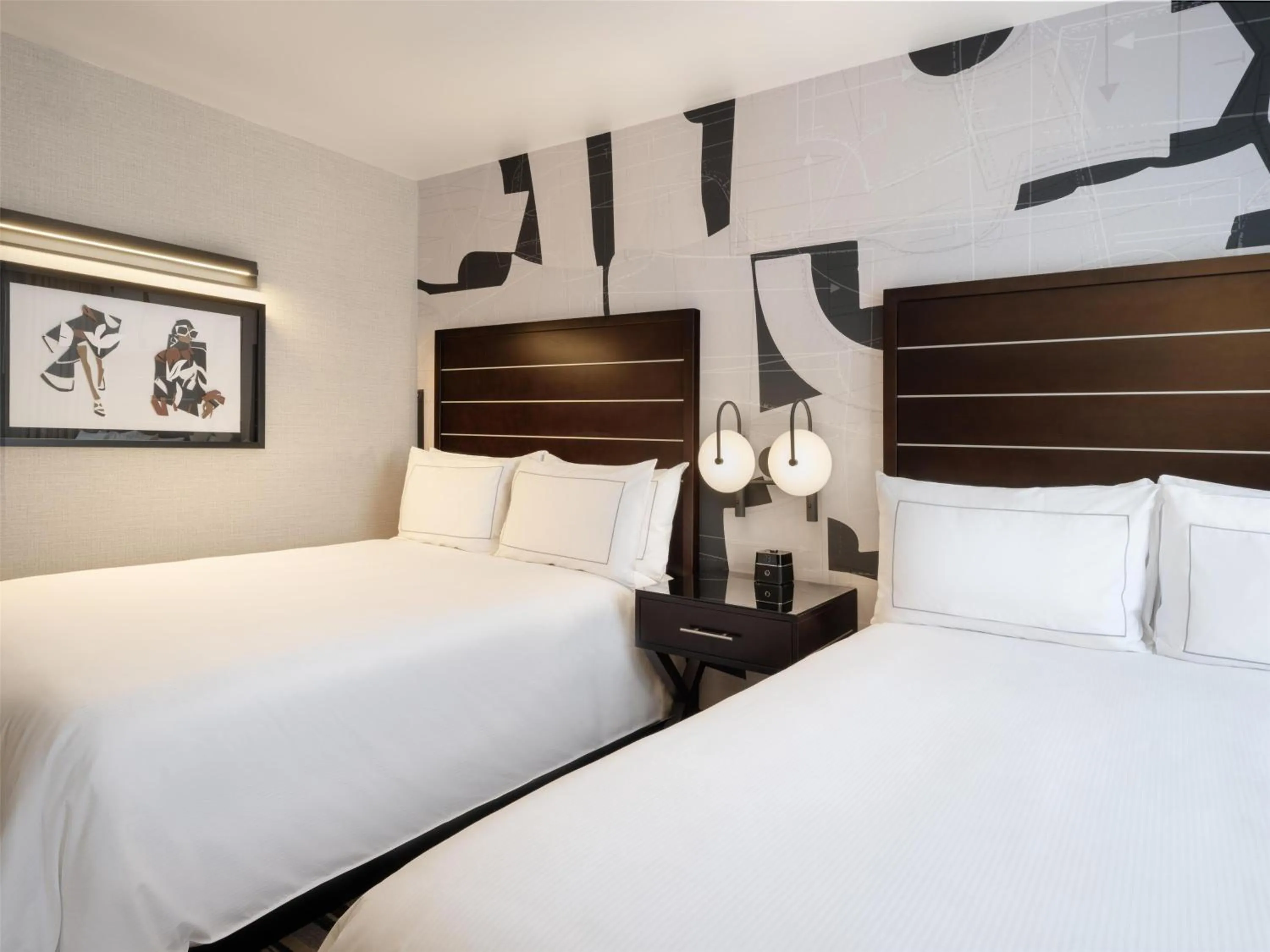 Bed in Hilton New York Fashion District